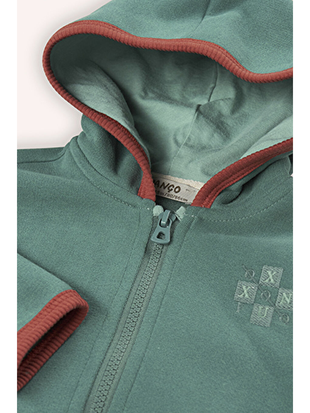 Panço Yeşil Erkek Çocuk Fermuarlı Sweatshirt - 5