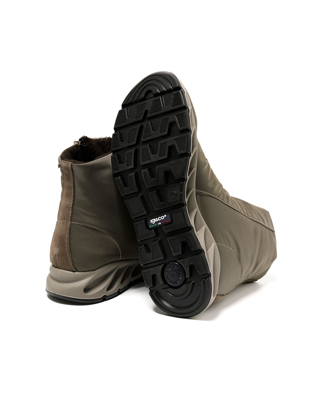 Haki Kadın Bot 6677811 DOSGT 66778 Textile Pietra(Grey Stone)-4