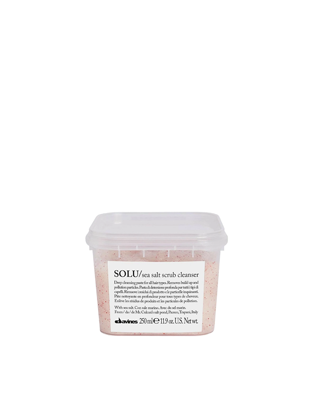 Davines Renksiz Solu Sea Salt Scrub Cleanser 250ml