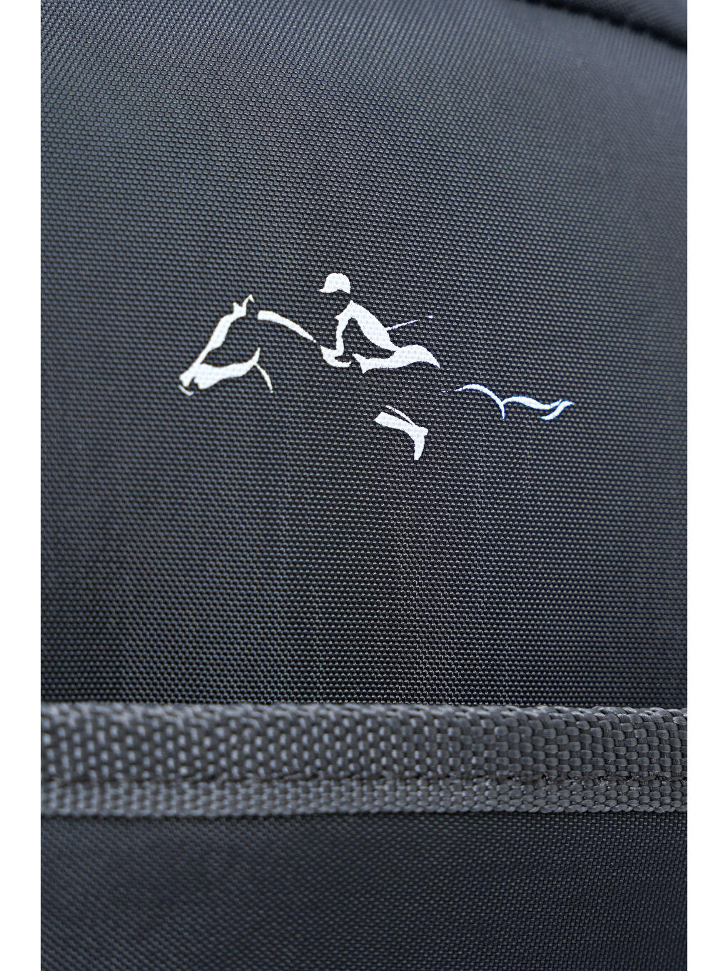 Gri Minimalist Tasarım Unisex Çok Gözlü Sırt Çantası-8