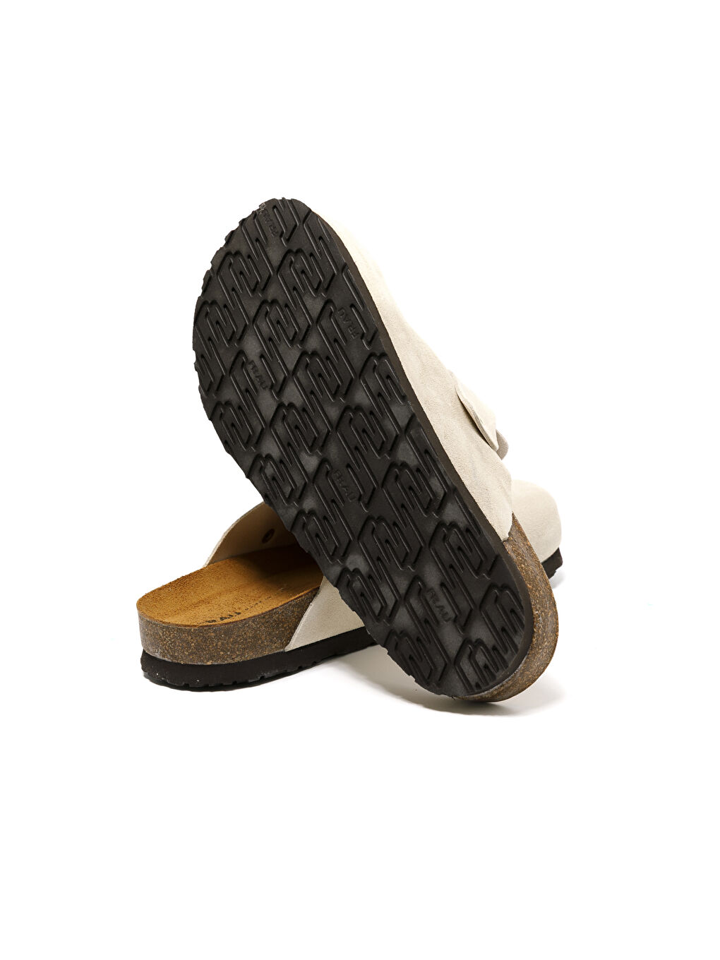 Bej Kadın Sabo Terlik 17D5 VELOUR-S Cappuccino (Taupe)-4