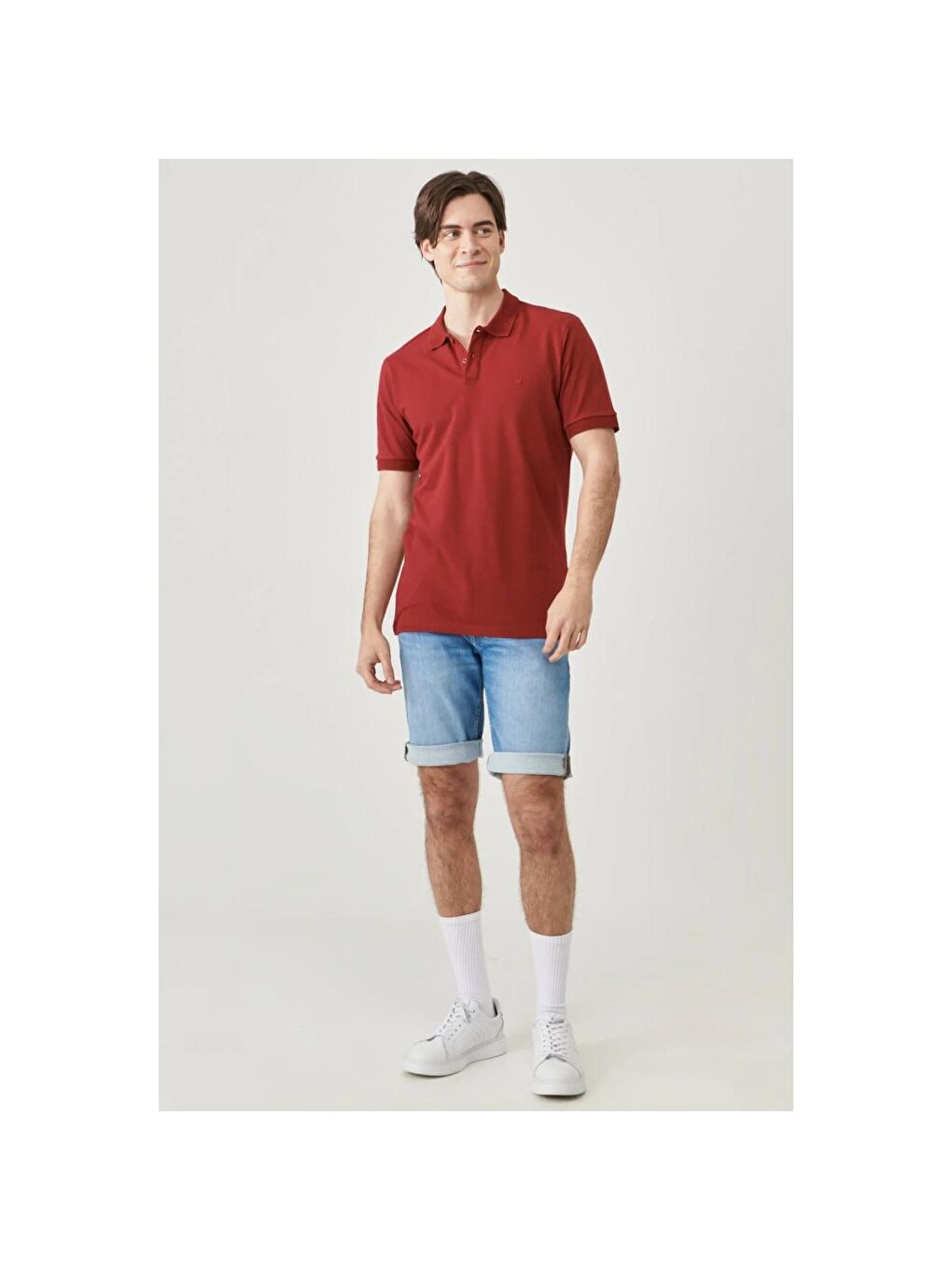 Wrangler Bordo Erkek Bordo Polo Tişört