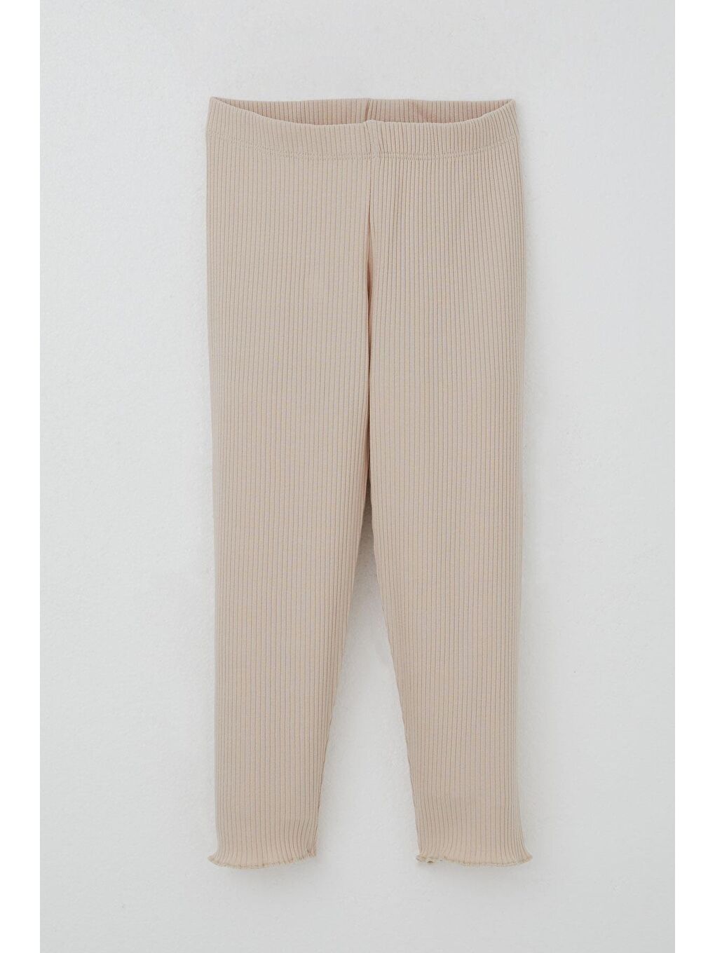 Kız Çocuk Taytlı Takım Simli Yazı Baskılı Bej (1.5-5 Yaş)-2