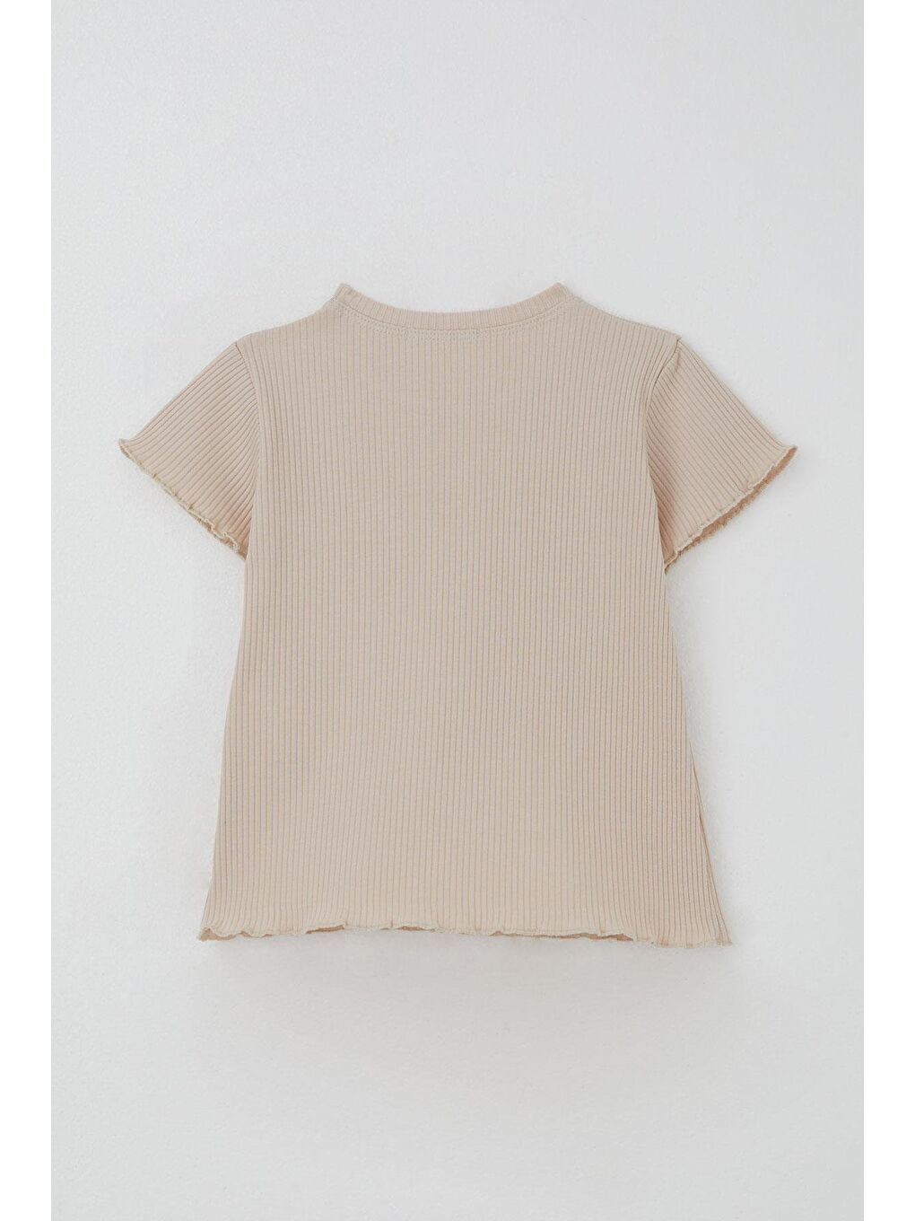 Kız Çocuk Taytlı Takım Simli Yazı Baskılı Bej (1.5-5 Yaş)-3