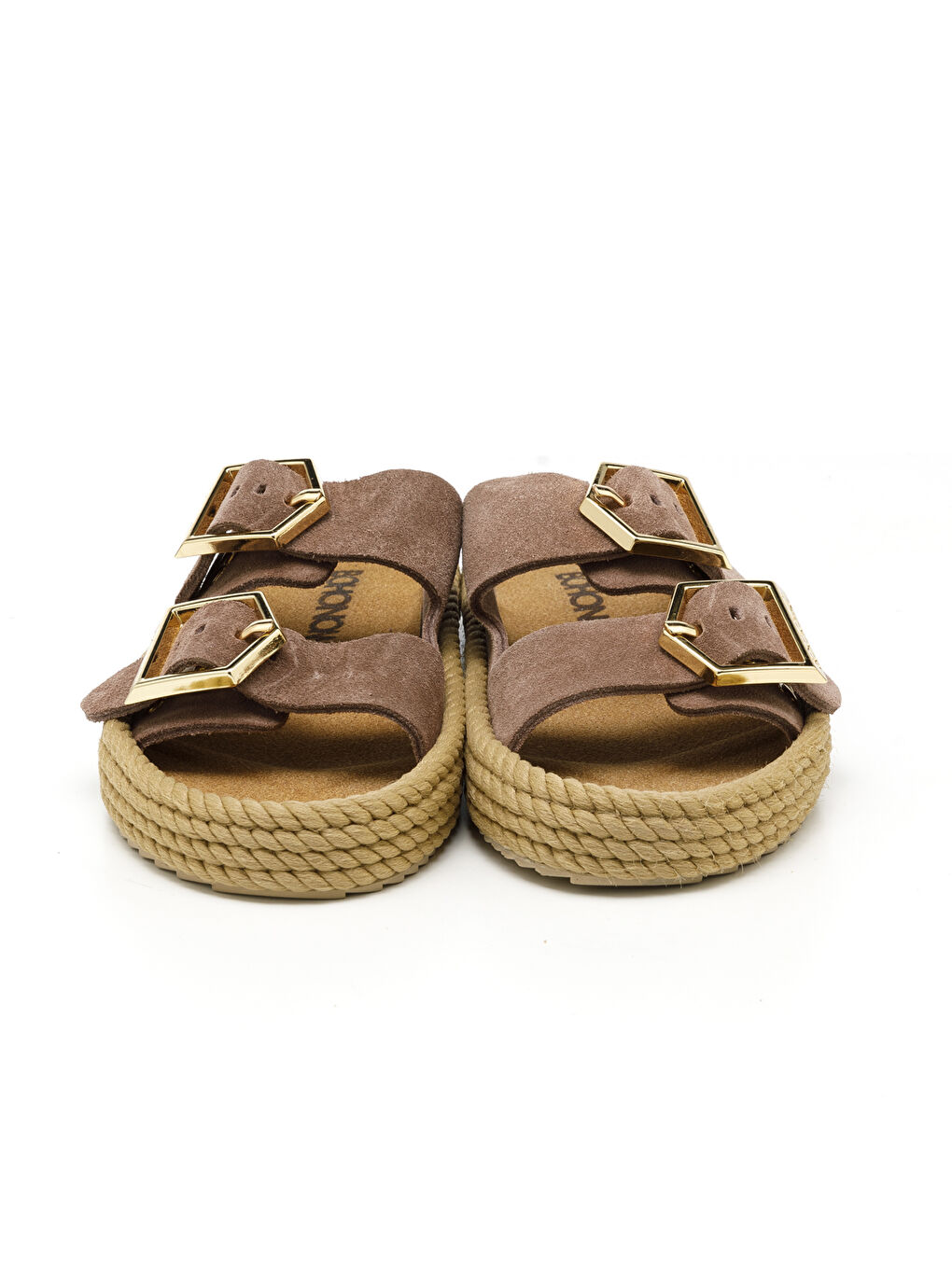 Kahverengi SYD12-00048 Sydney Kadın Terlik Light Mocca-2