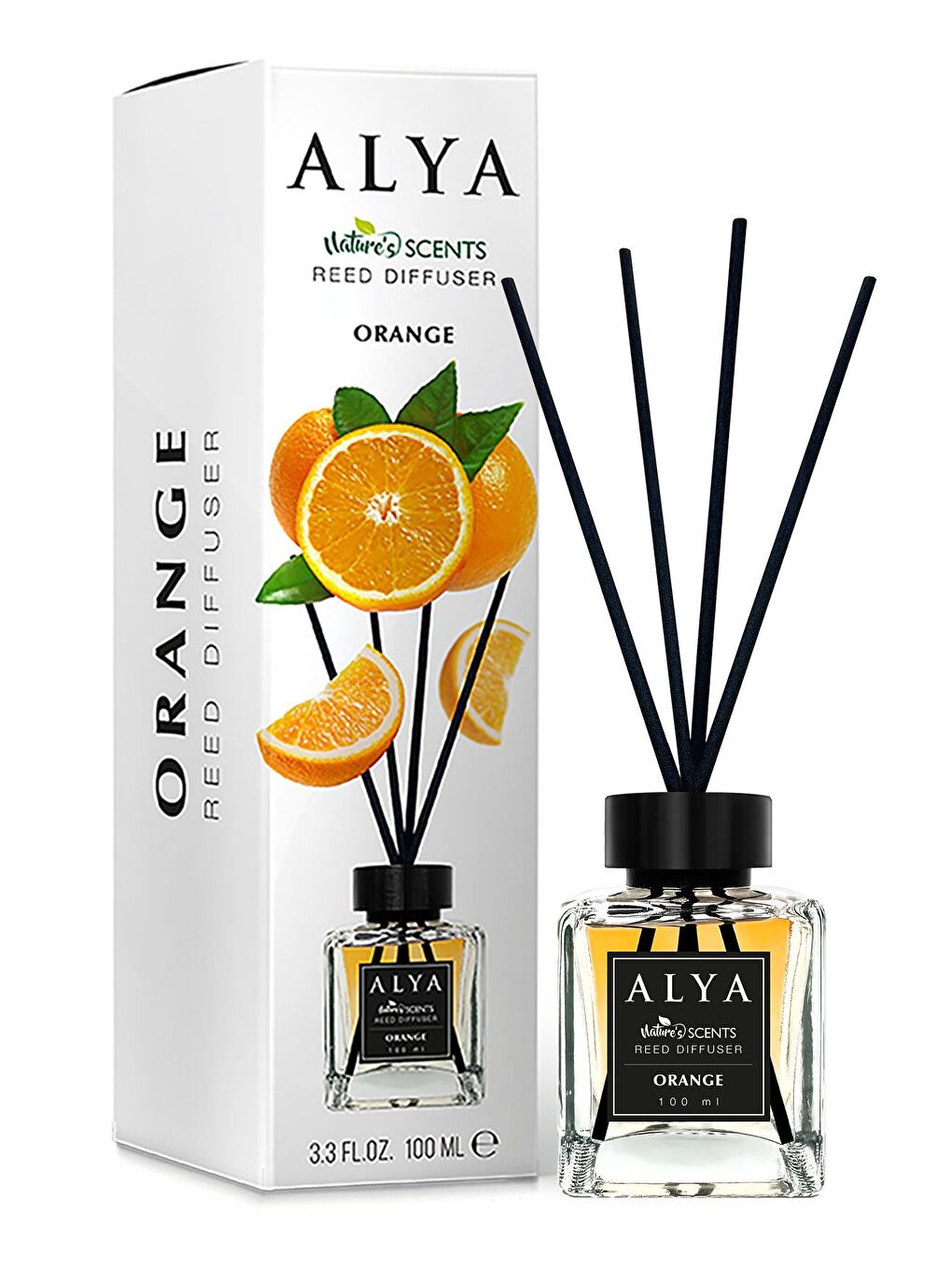 Alya Karışık Nature's Scents Orange Bambu Çubuklu Oda Kokusu- Portakal Kokusu - 1