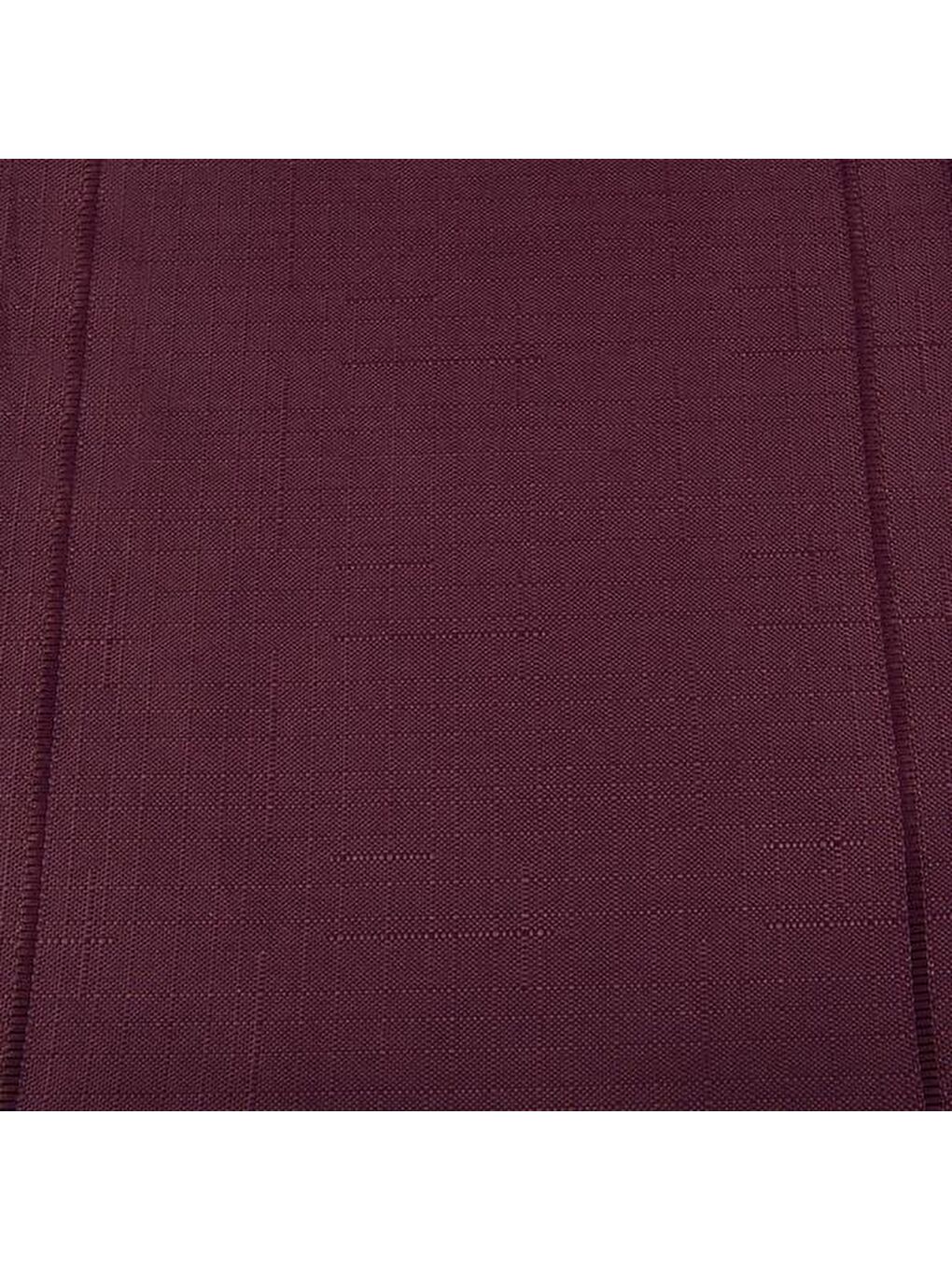Soft Jakarlı Dokuma Runner - Mürdüm - 35x140 cm-1