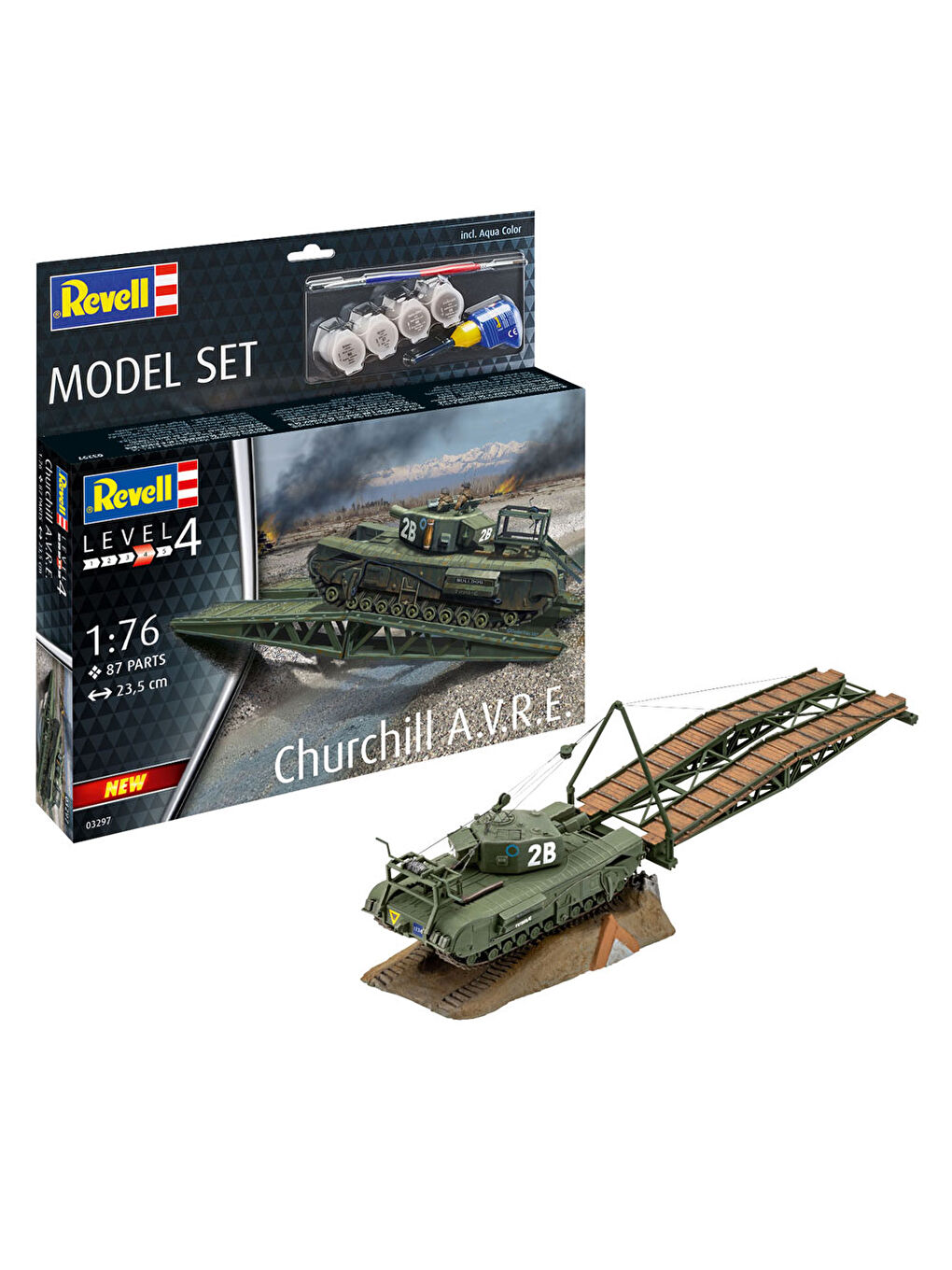 Revell Model Set Askeri Churchill AVRE 63297