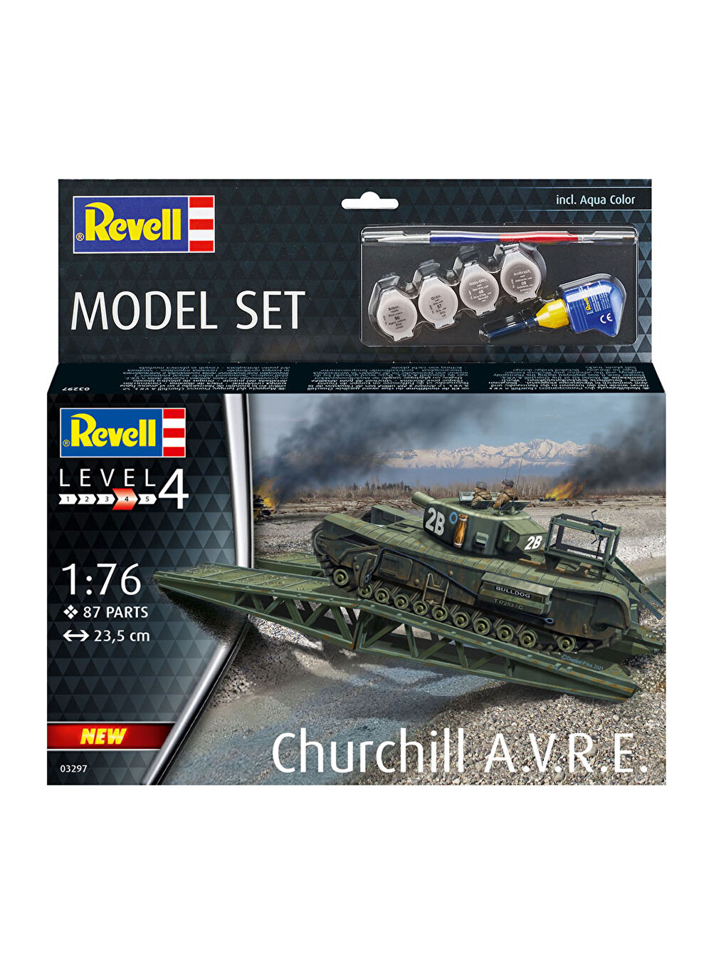 Revell Model Set Askeri Churchill AVRE 63297 - 1