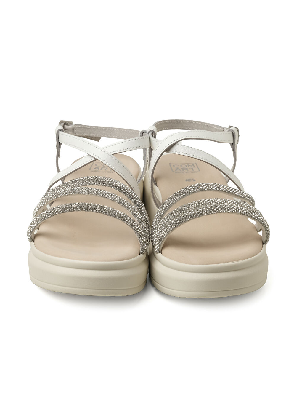 Bej Kadın Sandalet 8H5193PM VITELLO PELLE B2 Bianco-1