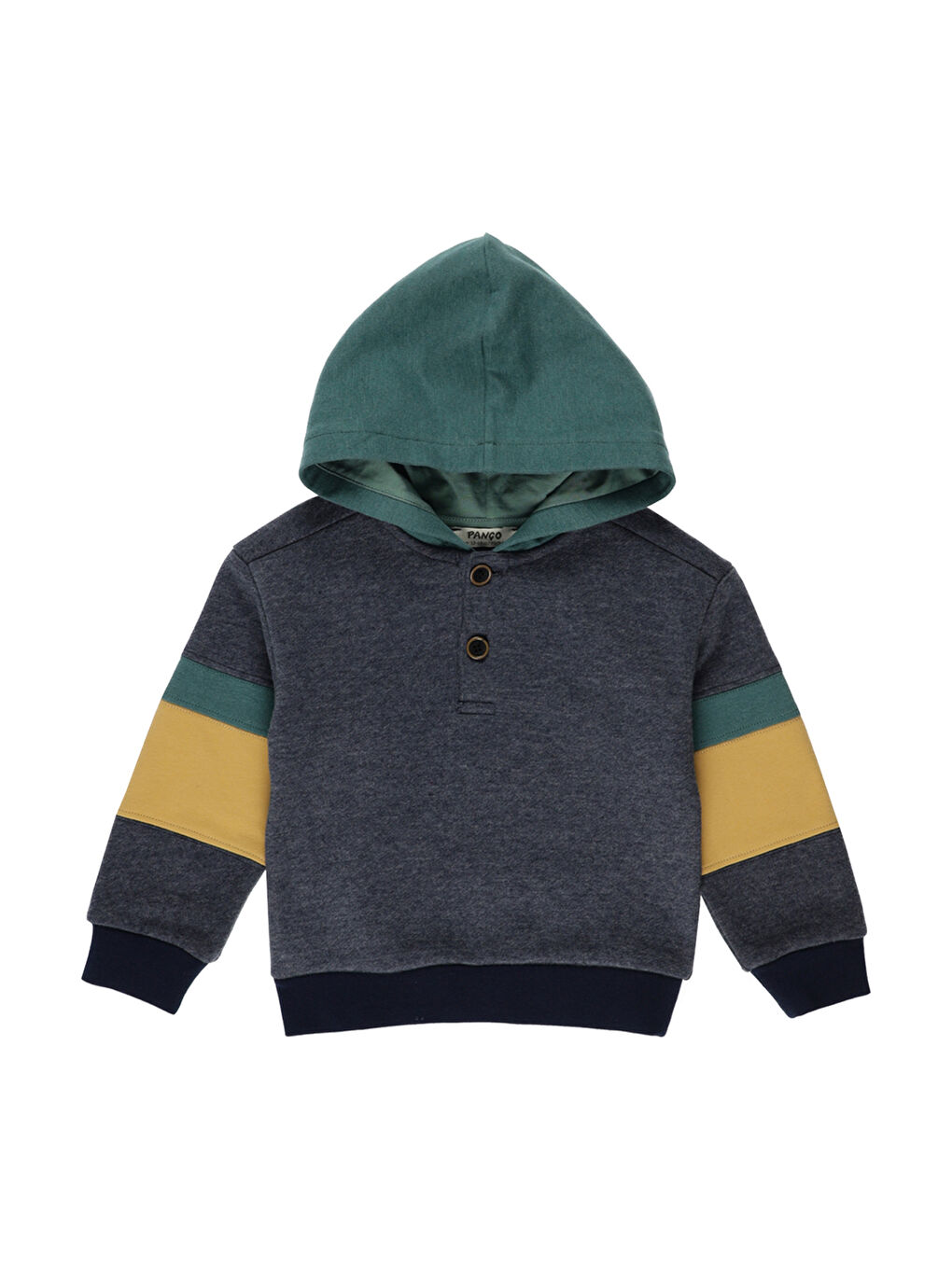 Lacivert Erkek Çocuk Kapüşonlu Sweatshirt-2