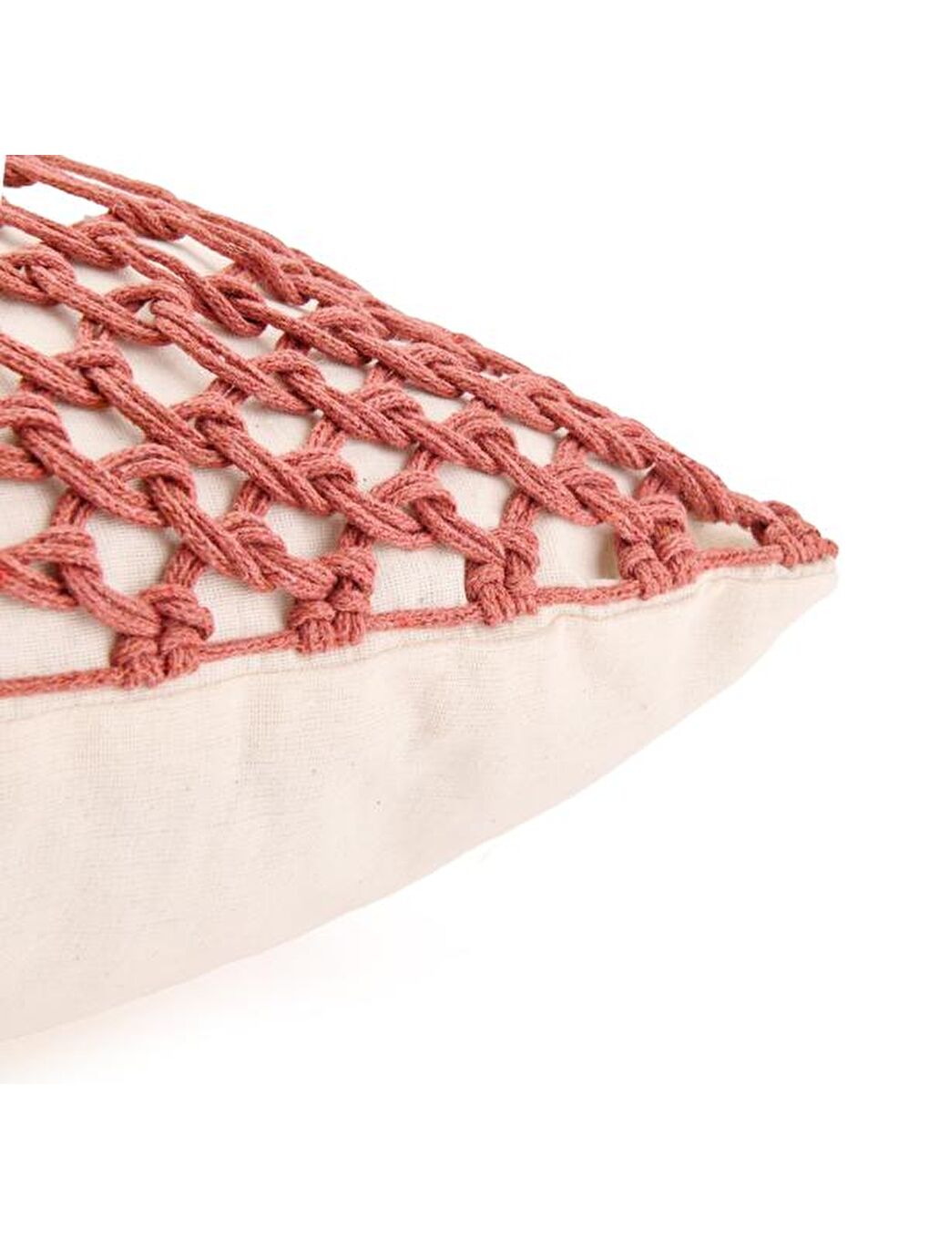 Kahverengi Soft Neo Kırlent - Kiremit - 42x42 cm-1