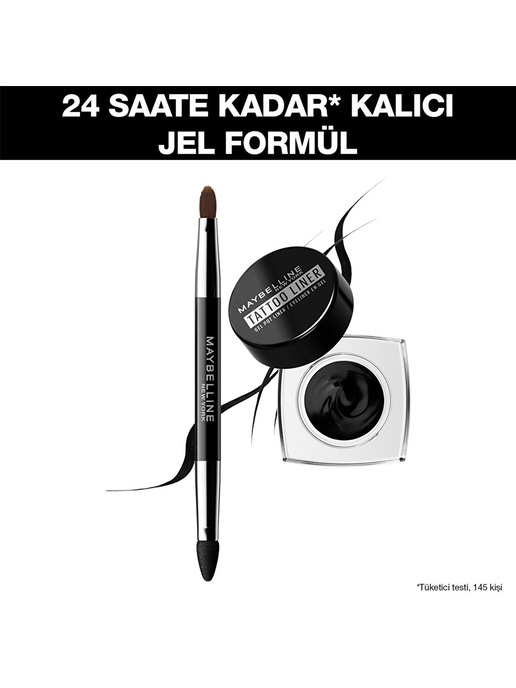 MAYBELLINE NEWYORK Siyah Tattoo Liner Gel Pot Eyeliner