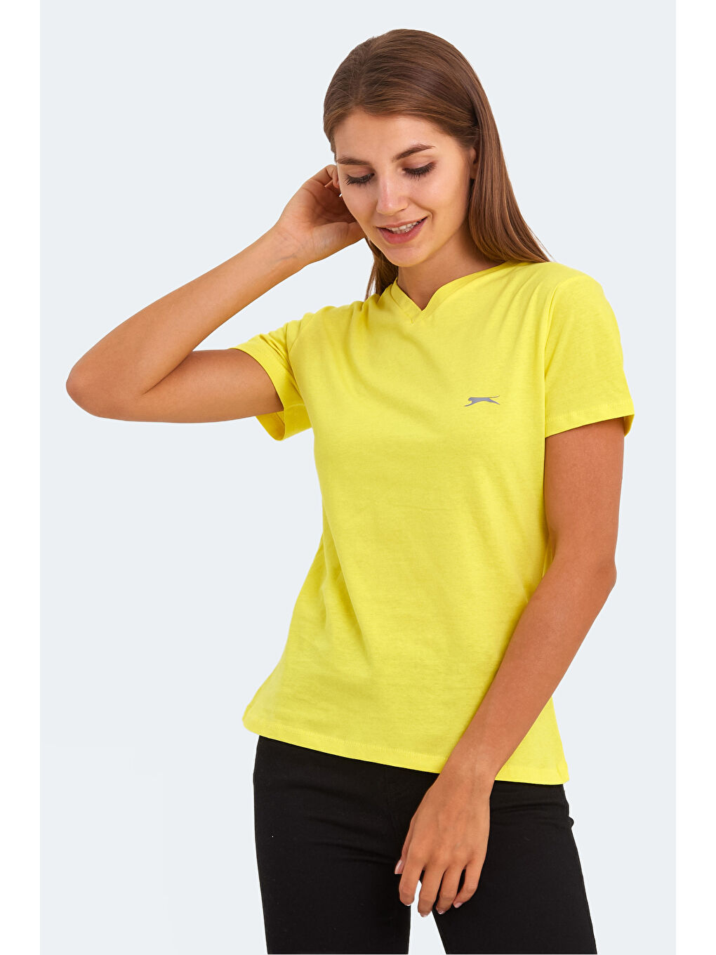 KRISTEN I Kadın Sarı Tişört-5