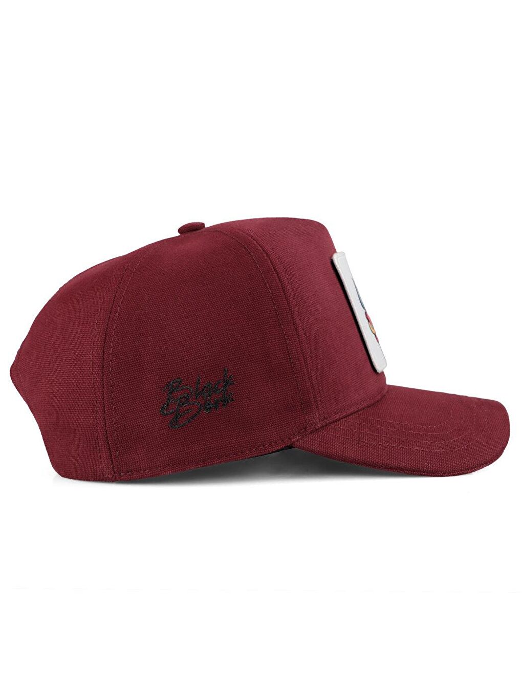 V1 Baseball Panda - 6 Kod Logolu Unisex Bordo Şapka (Cap)-1