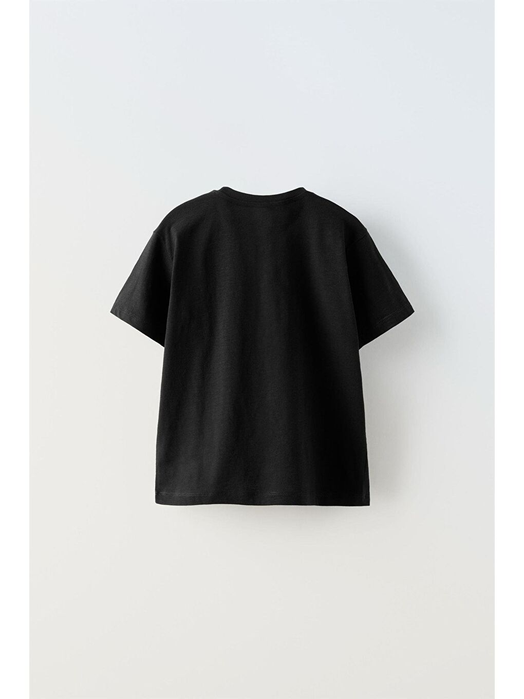 Karışık Unisex Çocuk Pamuklu Beyaz Siyah Basic T-Shirt 2'Li Set - Günlük Rahat Kesim-1