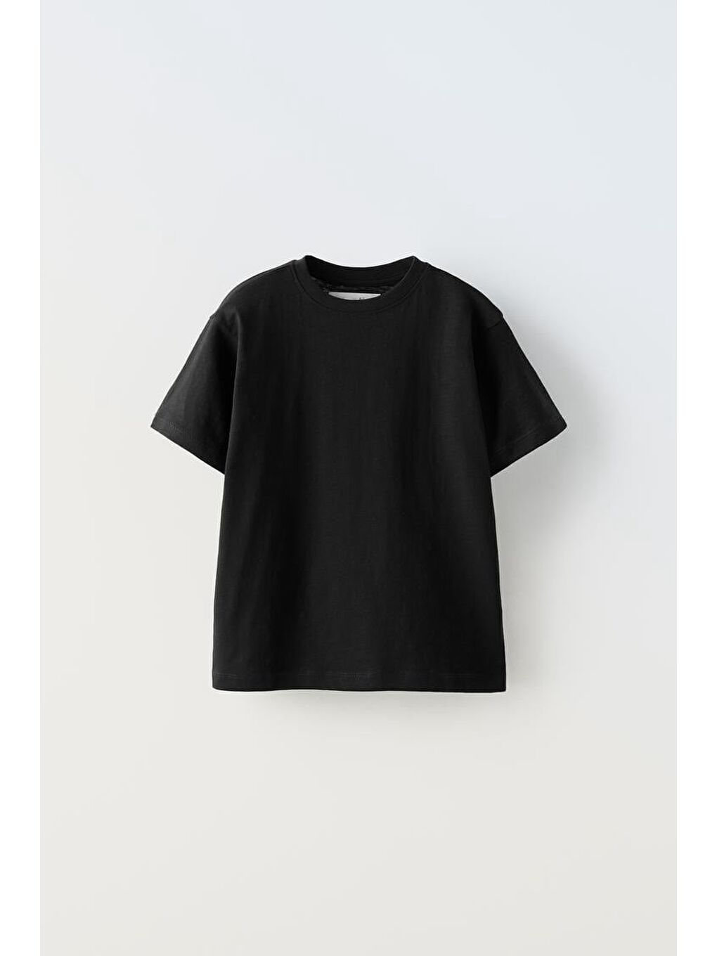 Karışık Unisex Çocuk Pamuklu Beyaz Siyah Basic T-Shirt 2'Li Set - Günlük Rahat Kesim-2