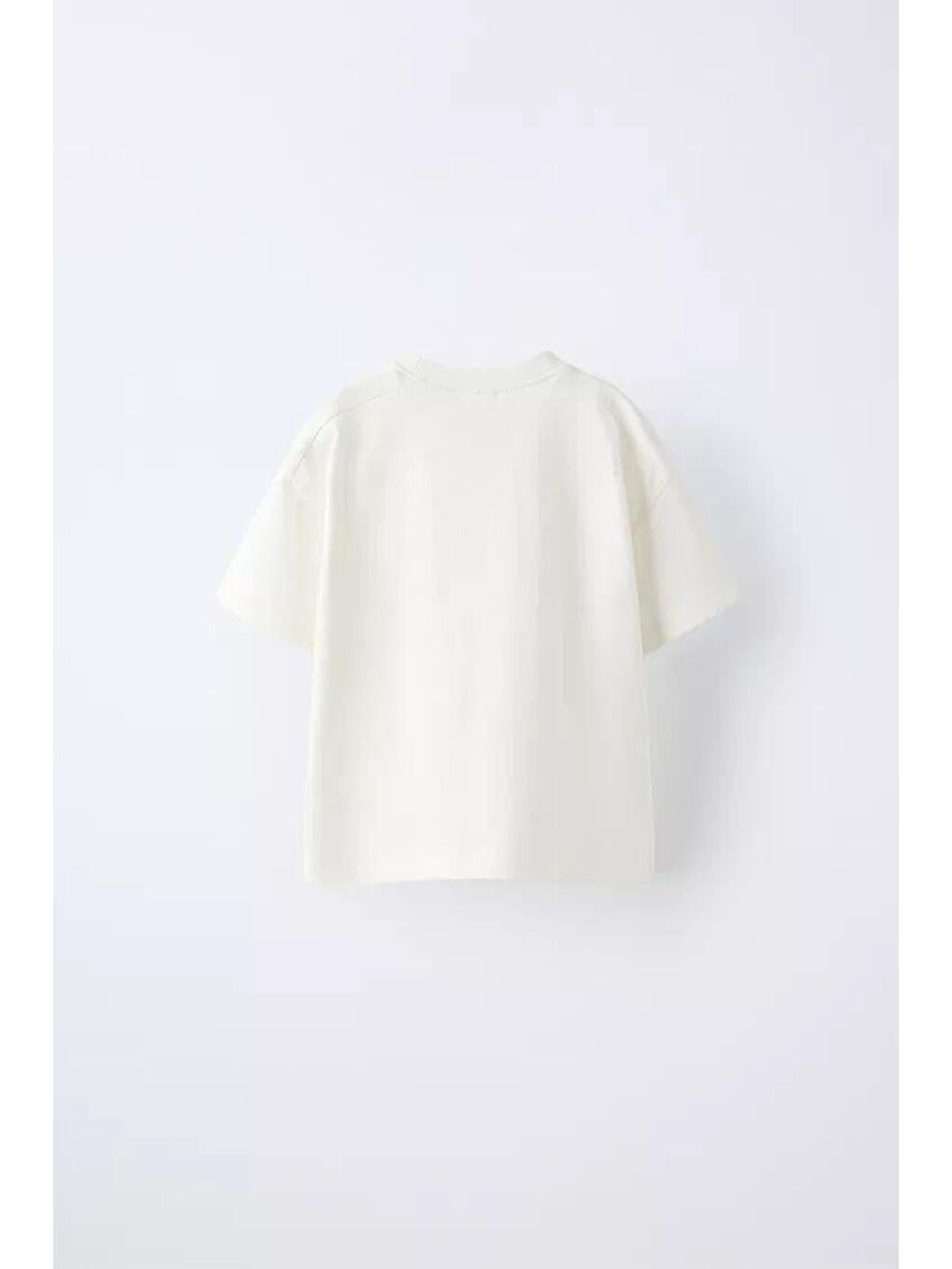 Karışık Unisex Çocuk Pamuklu Beyaz Siyah Basic T-Shirt 2'Li Set - Günlük Rahat Kesim-3