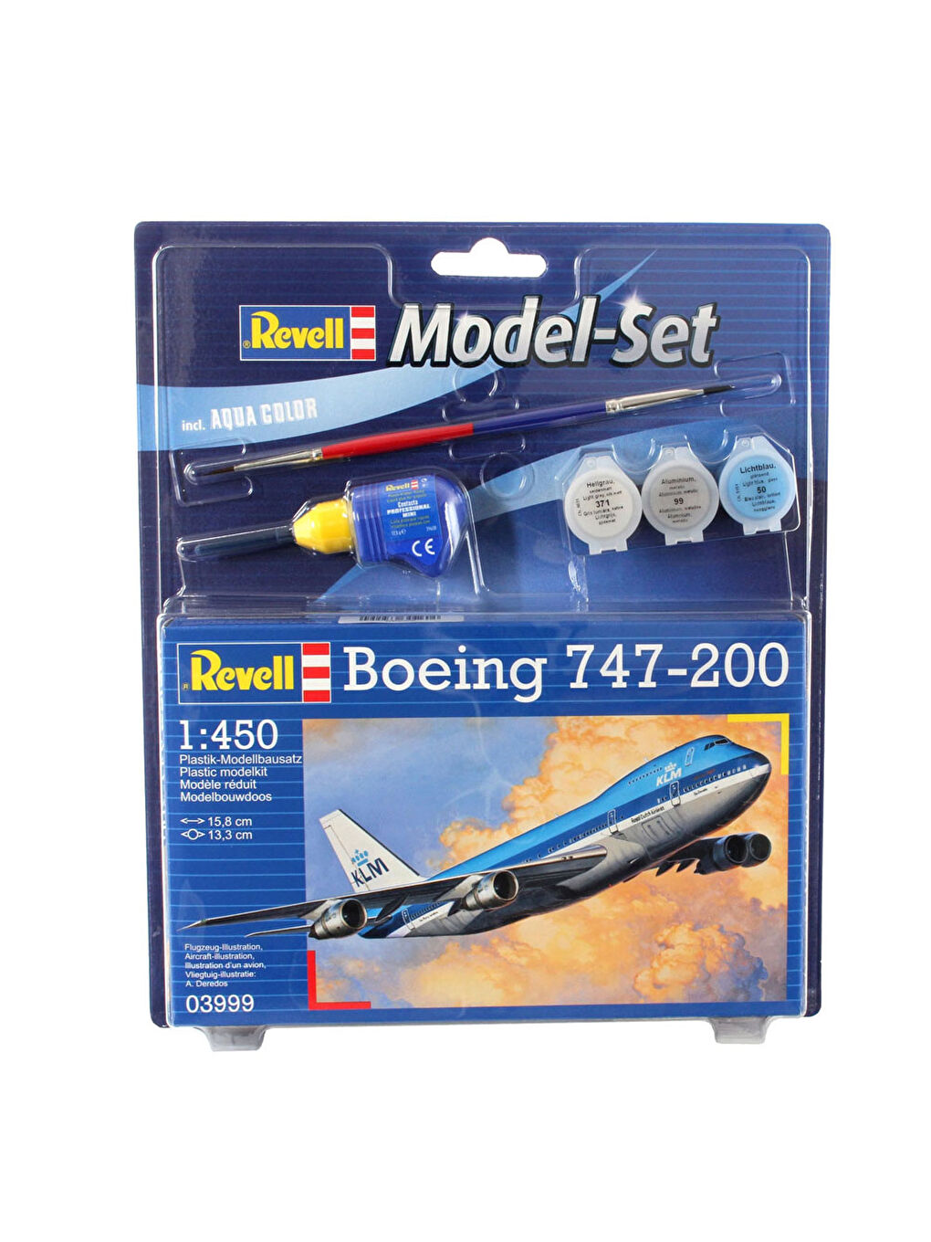 Revell Maket 1:450 Model Set Boeing 747-200 63999