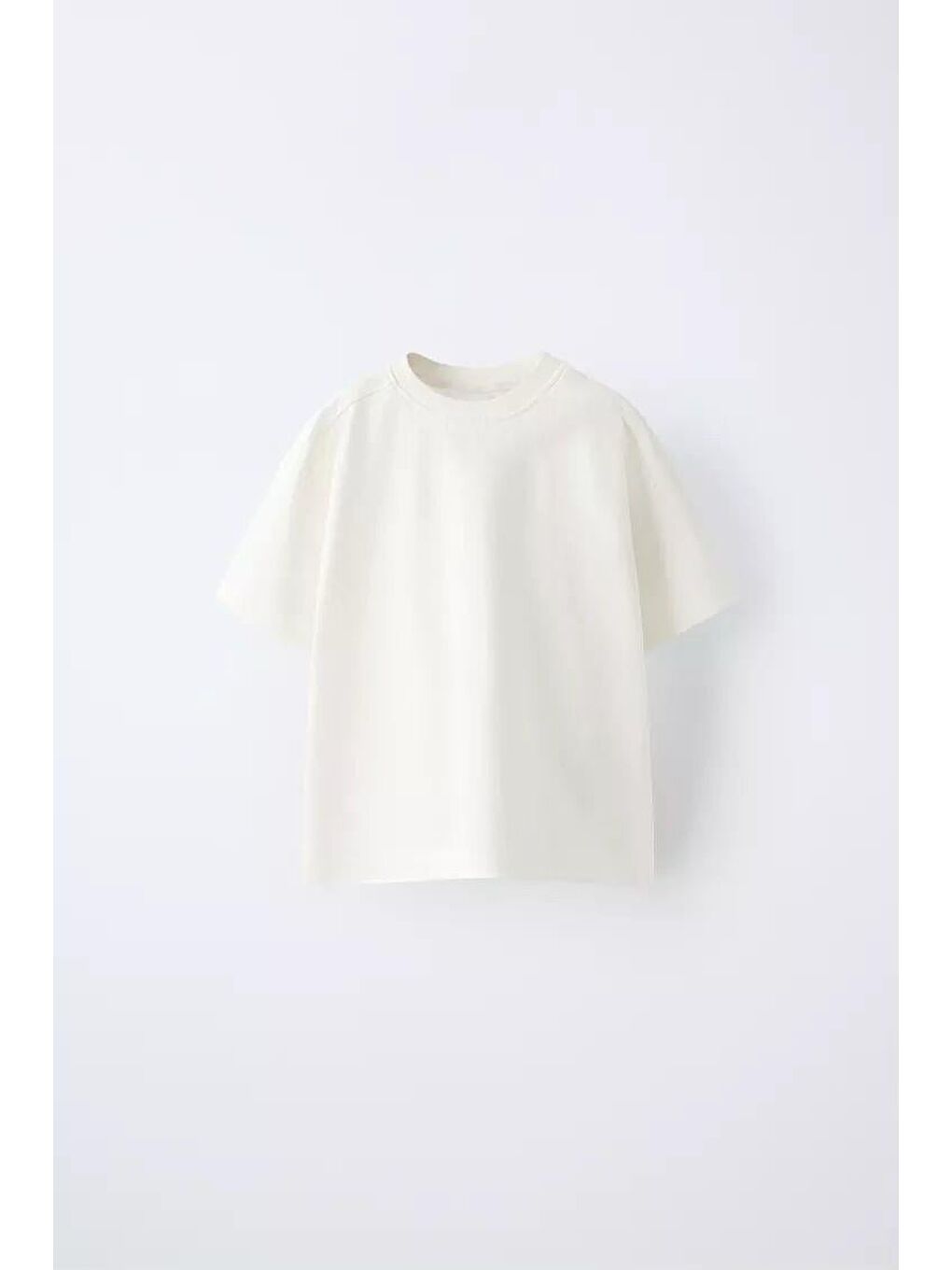 Karışık Unisex Çocuk Pamuklu Beyaz Siyah Basic T-Shirt 2'Li Set - Günlük Rahat Kesim-4