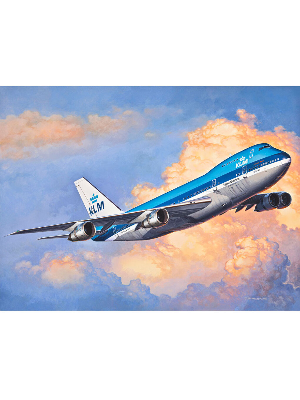 Revell Maket 1:450 Model Set Boeing 747-200 63999 - 1