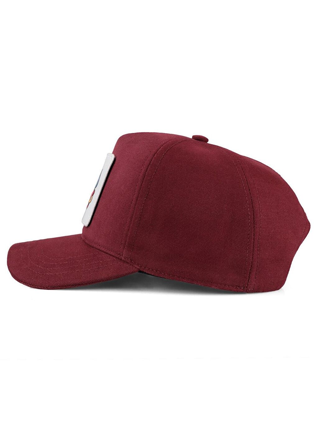 V1 Baseball Panda - 6 Kod Logolu Unisex Bordo Şapka (Cap)-3