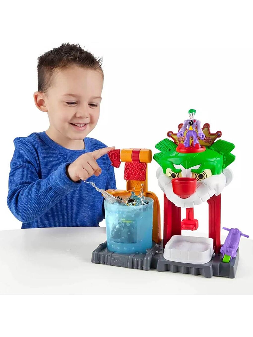 Imaginext Renksiz DC Super Friends Renk Değiştiren Joker Eğlence Evi HMX55 - 5