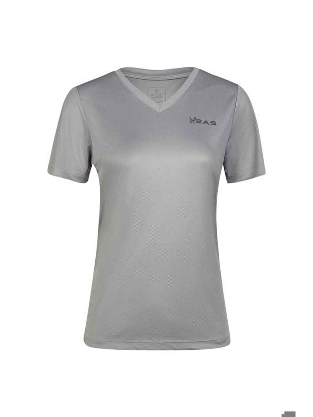 Freda V Yaka Kadın Tişört Antrasit