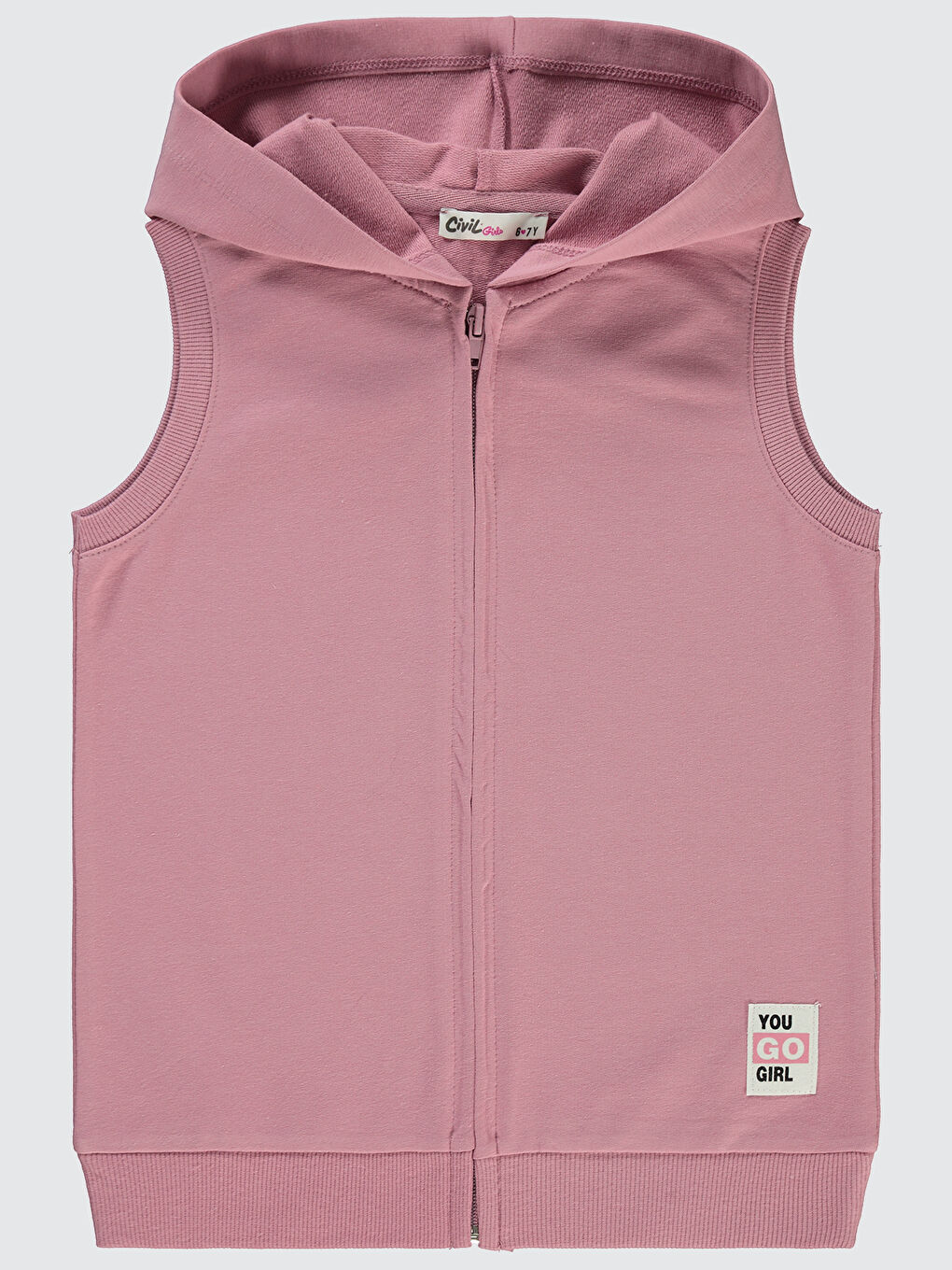 Girls Kız Çocuk Yelek 6-9 Yaş Kozmetik Pembe