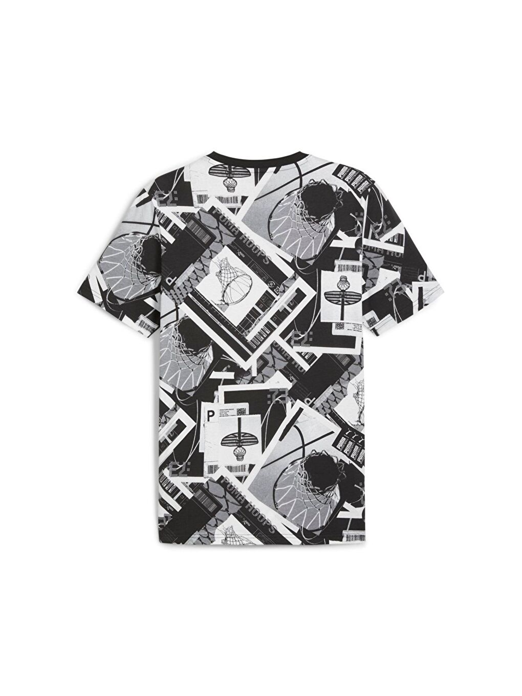 Karışık Winning Shot Aop Erkek Yuvarlak Yaka Spor Tişört-4