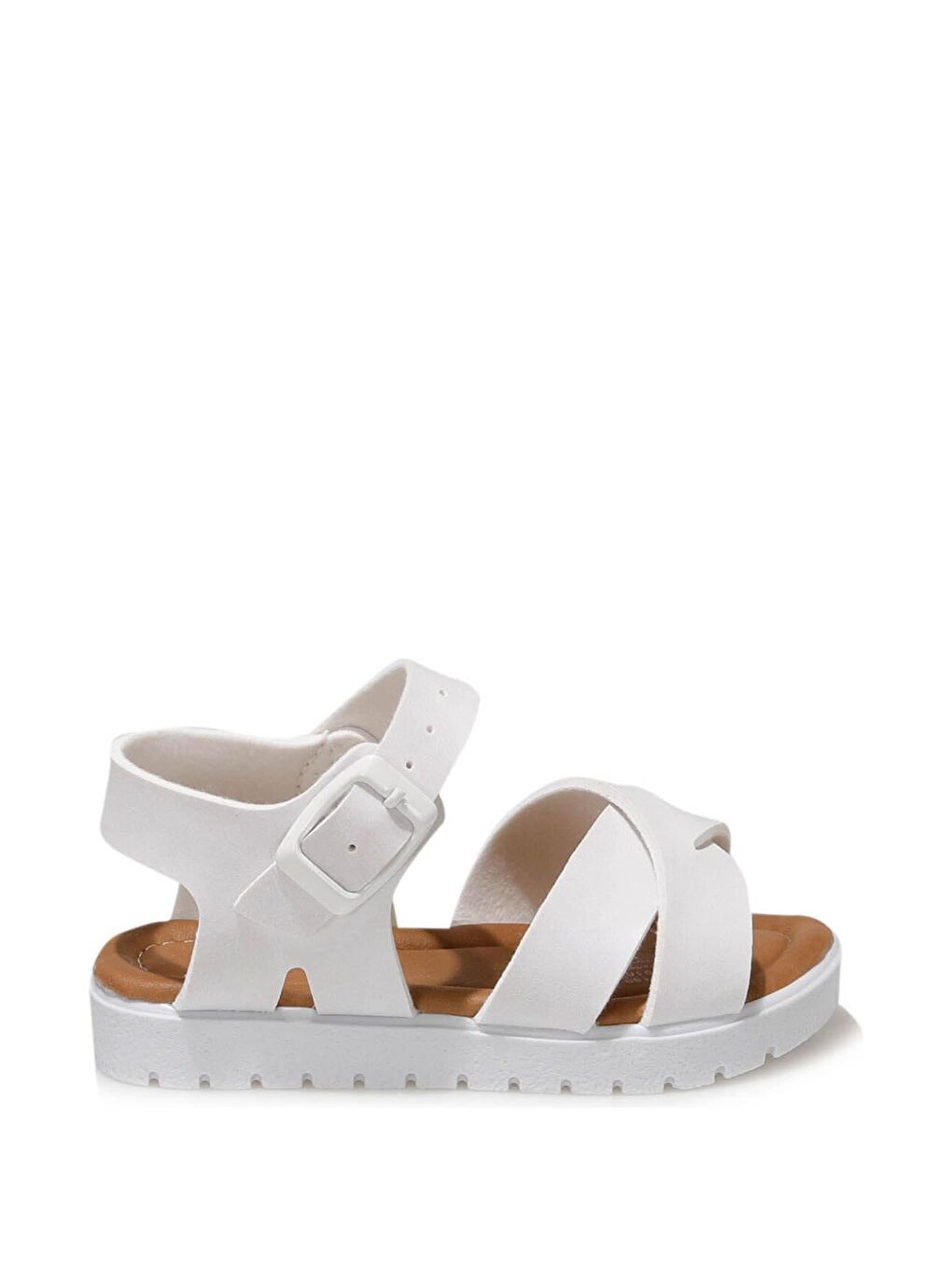 508159.B1FX Beyaz Kız Çocuk Sandalet