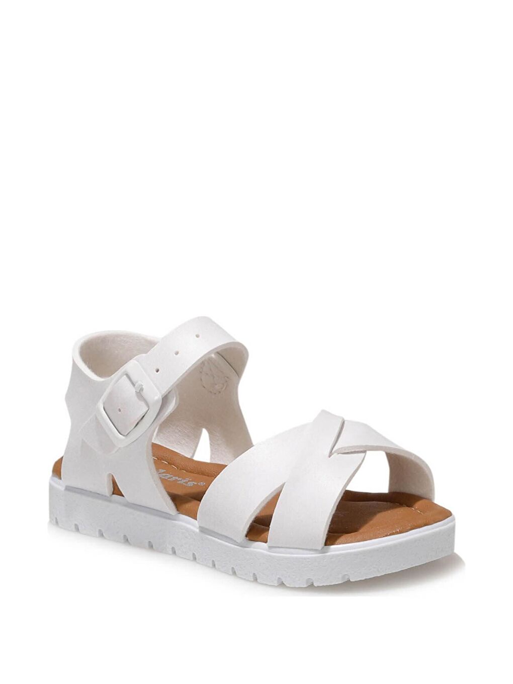 508159.B1FX Beyaz Kız Çocuk Sandalet-1