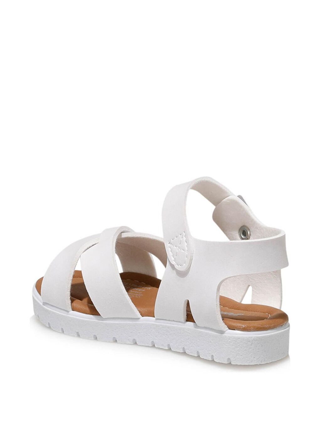 508159.B1FX Beyaz Kız Çocuk Sandalet-2