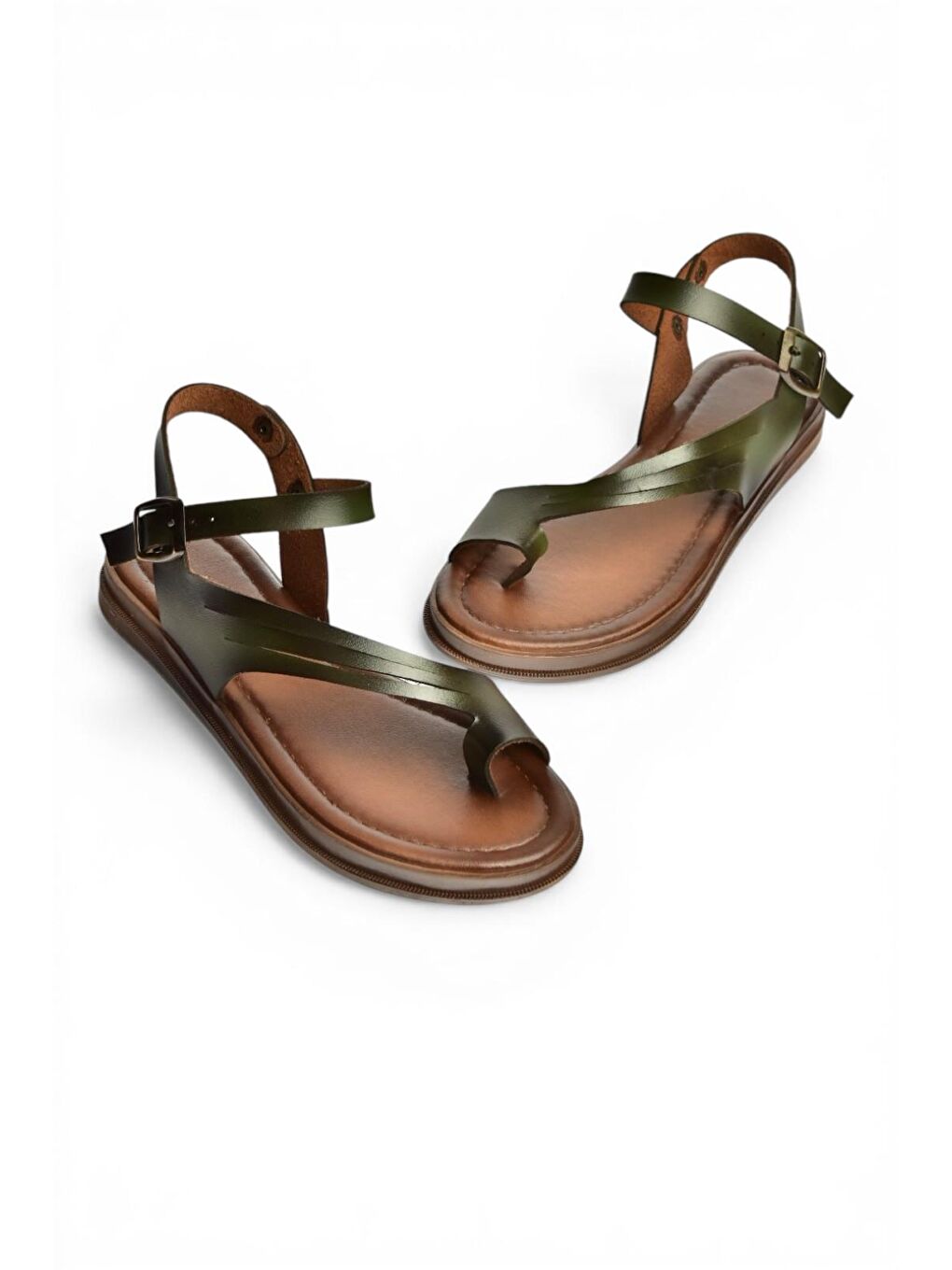 Yeşil Kadın Sandalet U390903603-4