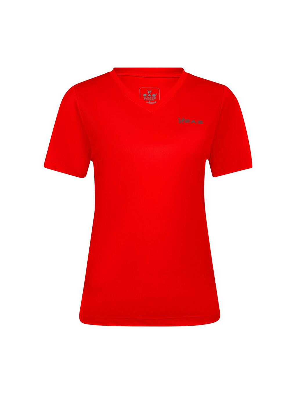 Freda V Yaka Kadın Tişört Kırmızı