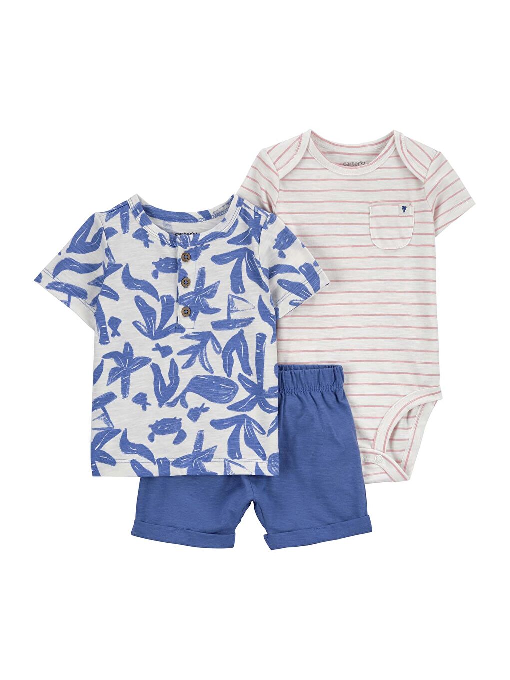 Karışık Erkek Bebek 3Lü Set