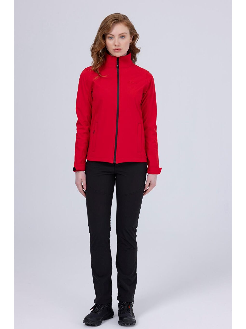 Bianca İnce Softshell Kadın Ceket Kırmızı