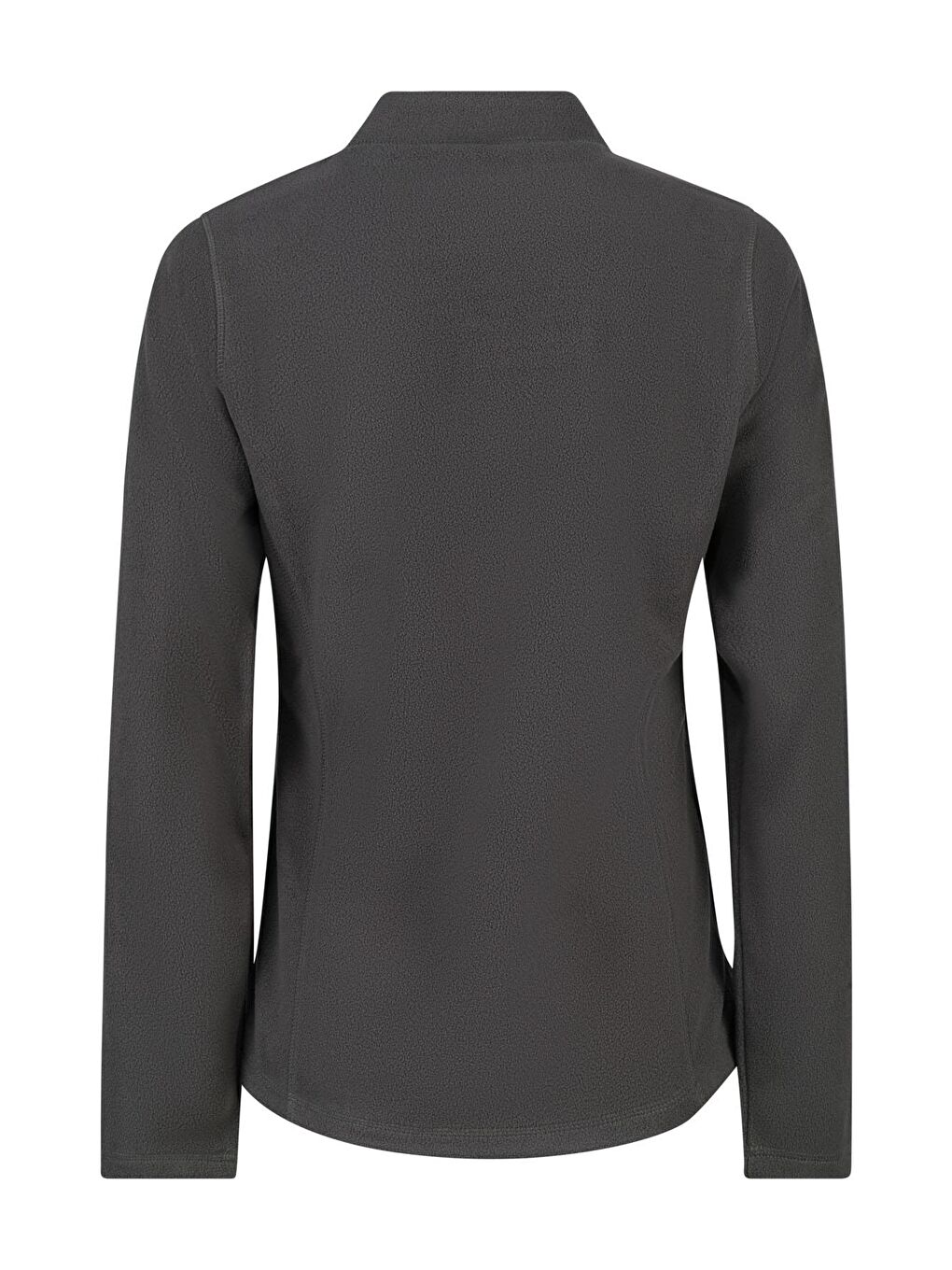 Camila Kadın Yarım Fermuarlı İnce Polar Sweatshirt Antrasit-4