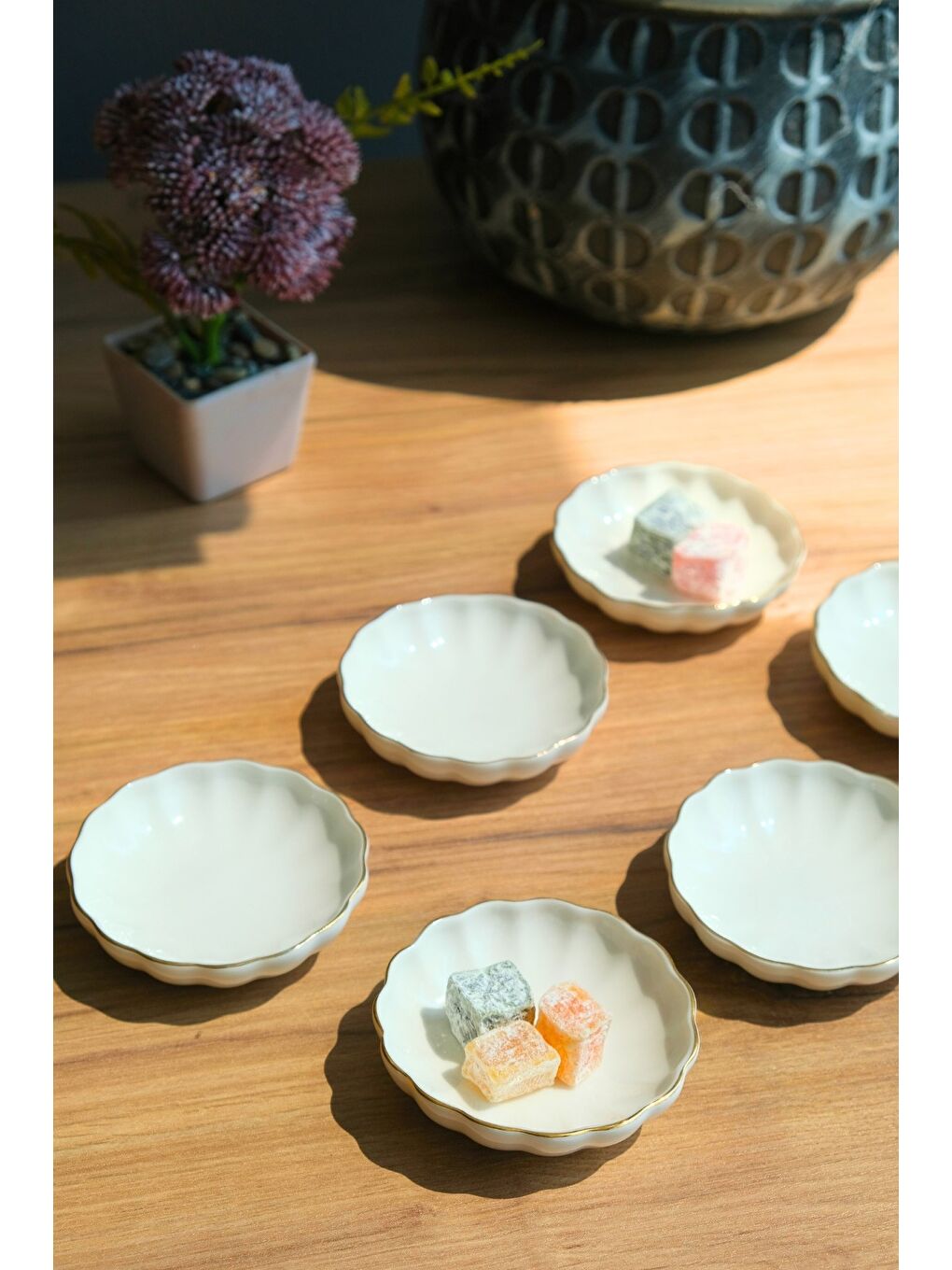 Ekru Bone Luz Kase Altın File 6 Parça 8cm BNLZF08KSS220-3