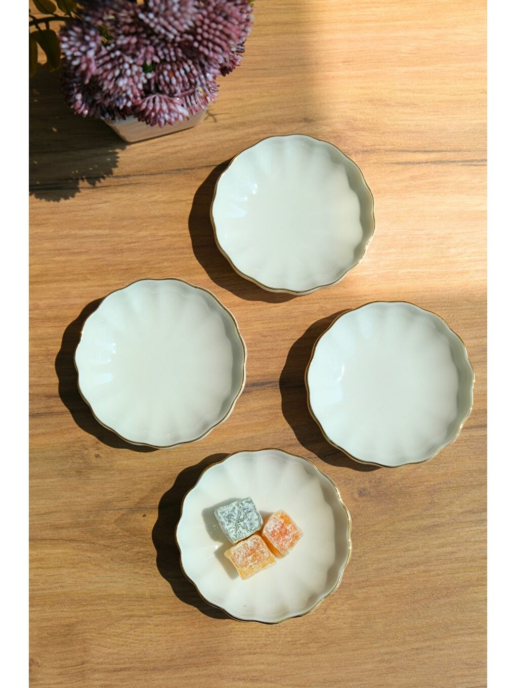 Ekru Bone Luz Kase Altın File 4 Parça 8cm BNLZF08KSS220-1