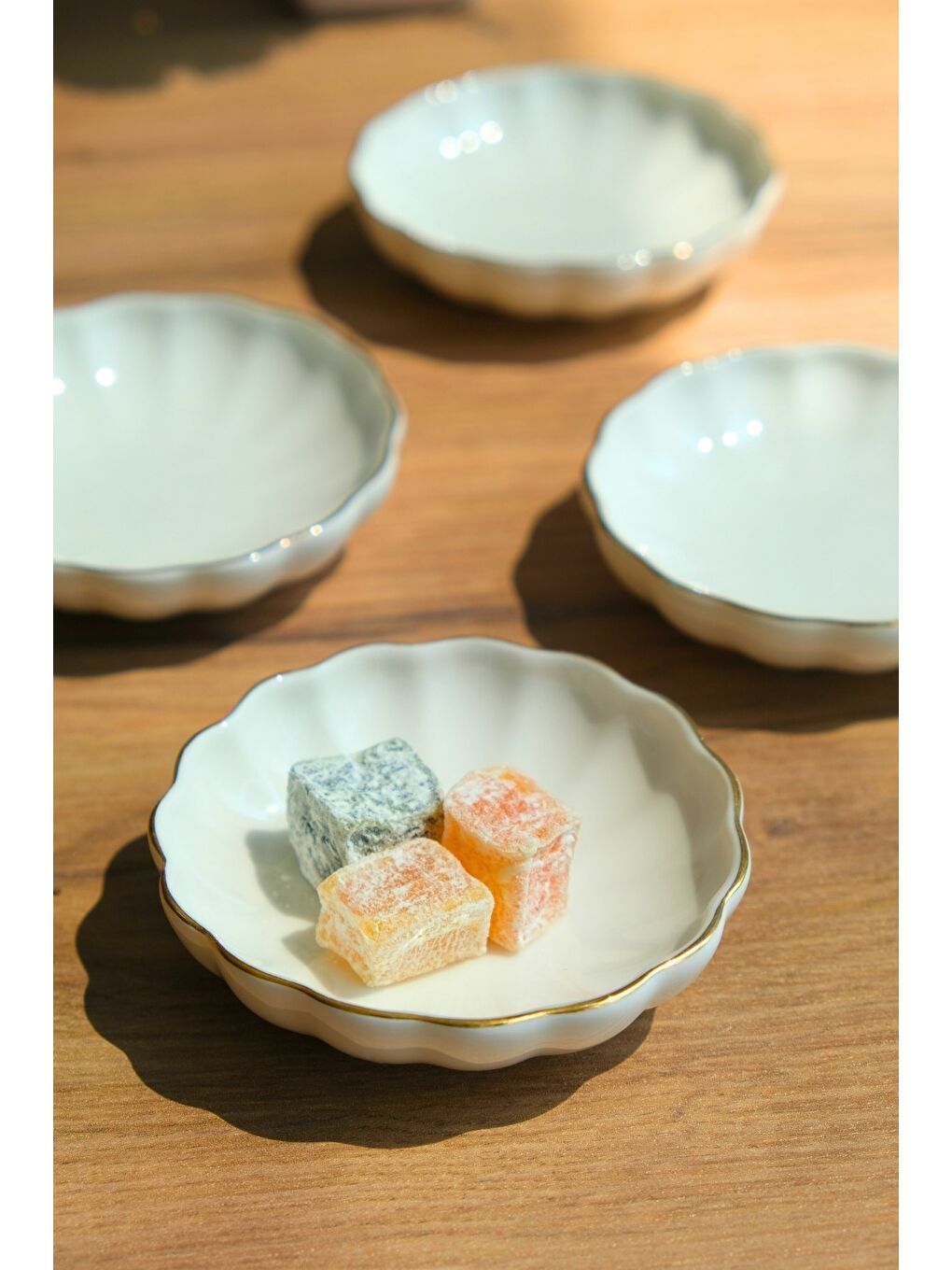 Ekru Bone Luz Kase Altın File 4 Parça 8cm BNLZF08KSS220-2