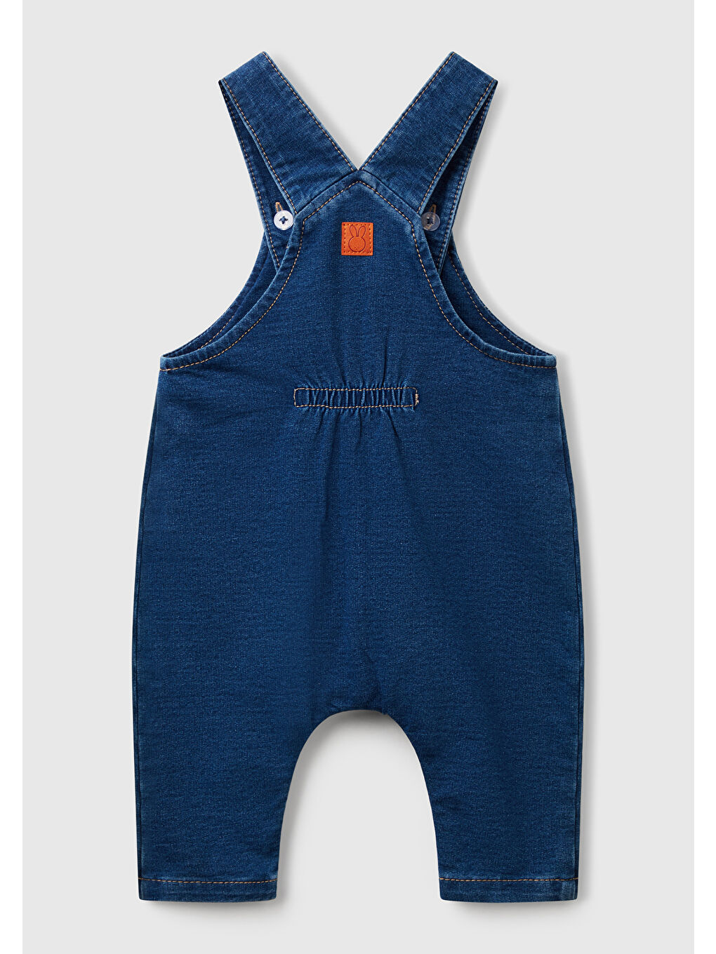 Mavi Bebek Koyu Denim Denim Tulum-1