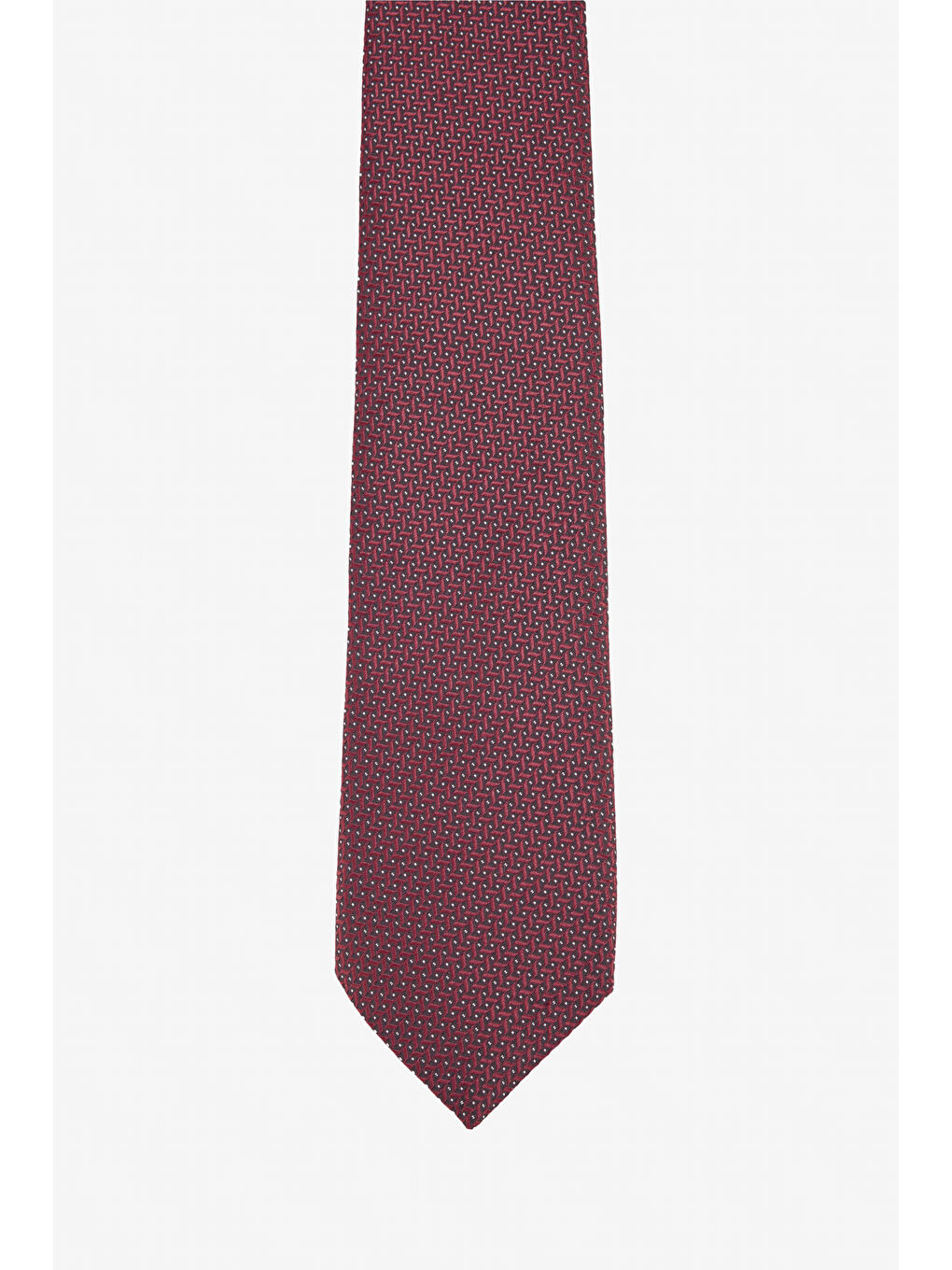 Erkek Bordo Desenli Kravat-1
