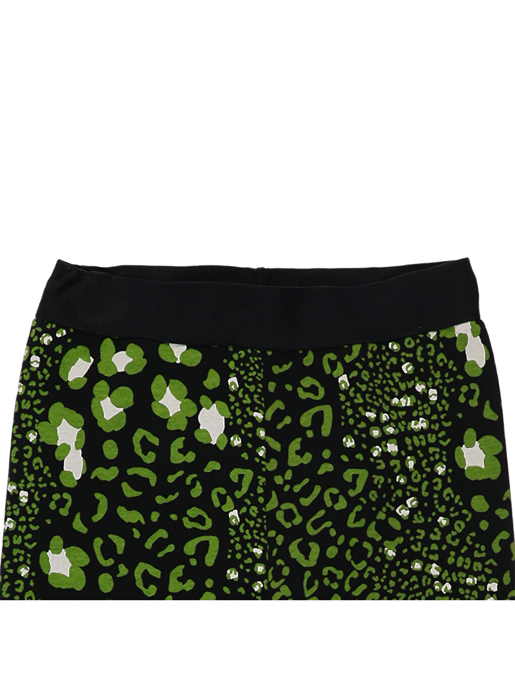 Siyah Kız Çocuk Desenil Tayt-2