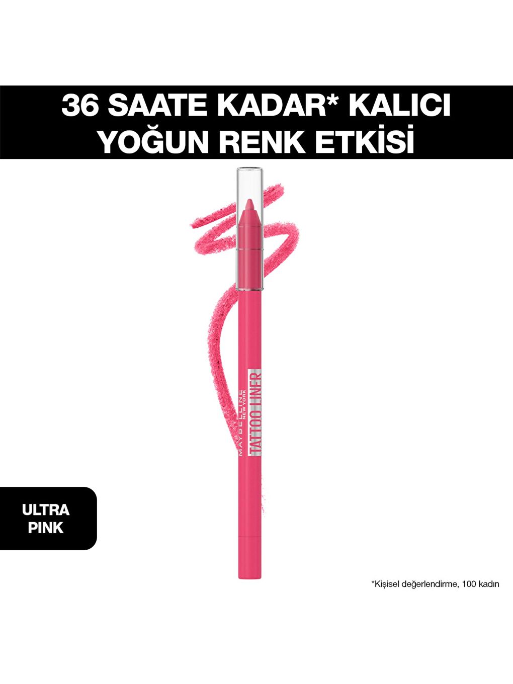 MAYBELLINE NEWYORK Pembe Tattoo Liner Jel Göz Kalemi - Ultra Pink