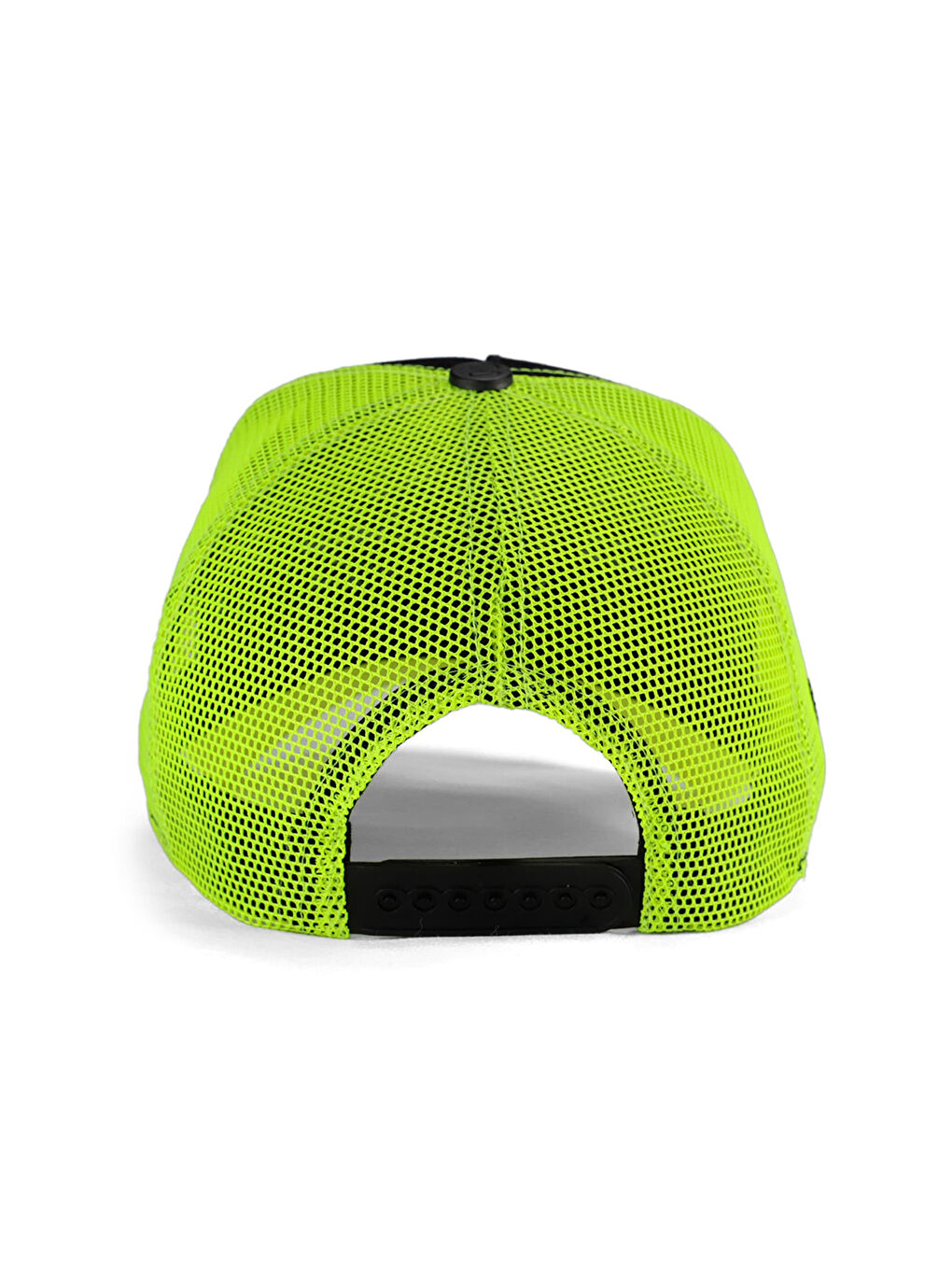 BlackBörk Yeşil V1 Trucker Aslan - 9sb Kod Logolu Unisex Neon Siperli Neon-siyah Şapka (CAP) - 4