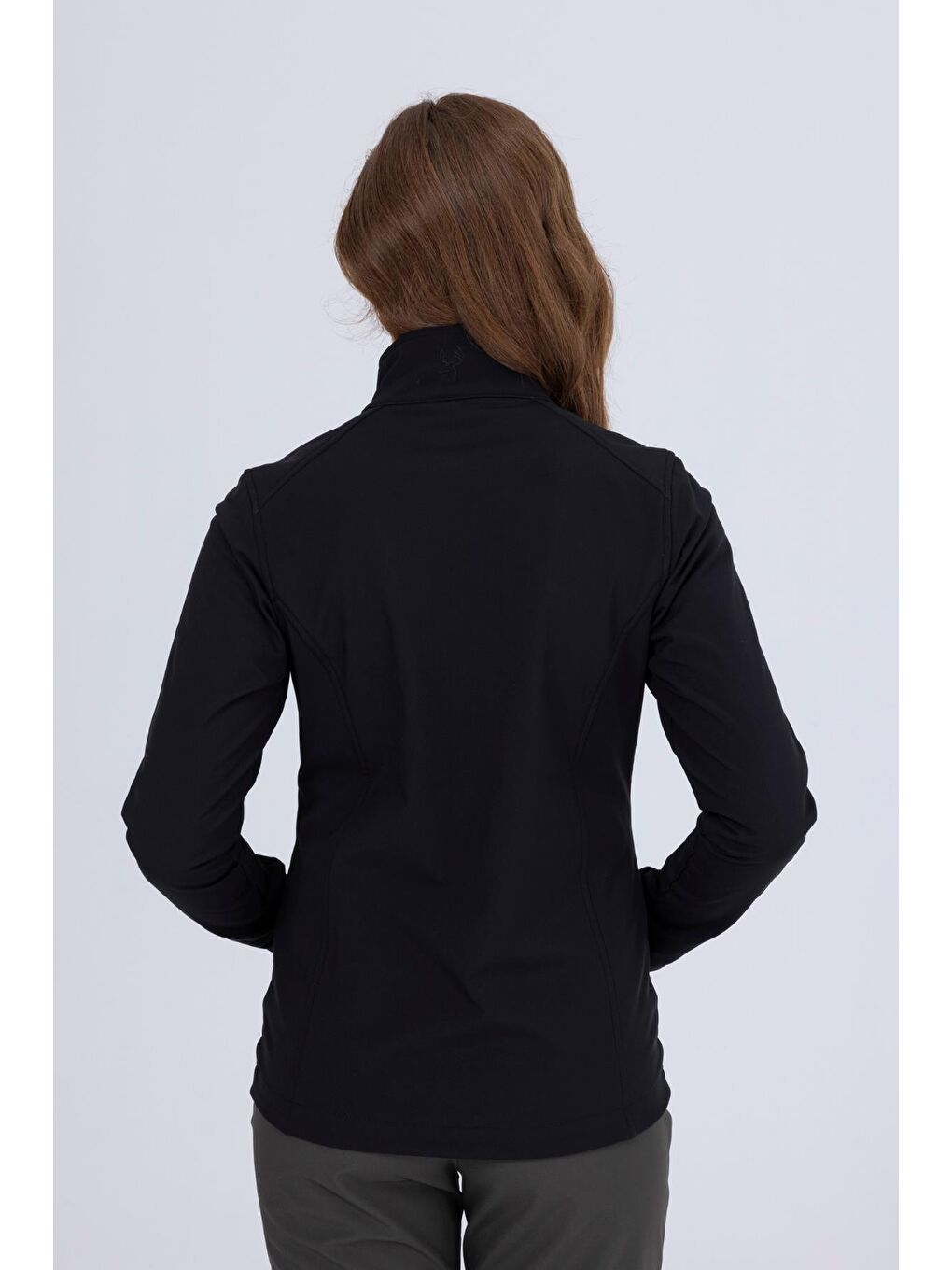 Bianca İnce Softshell Kadın Ceket Siyah-3