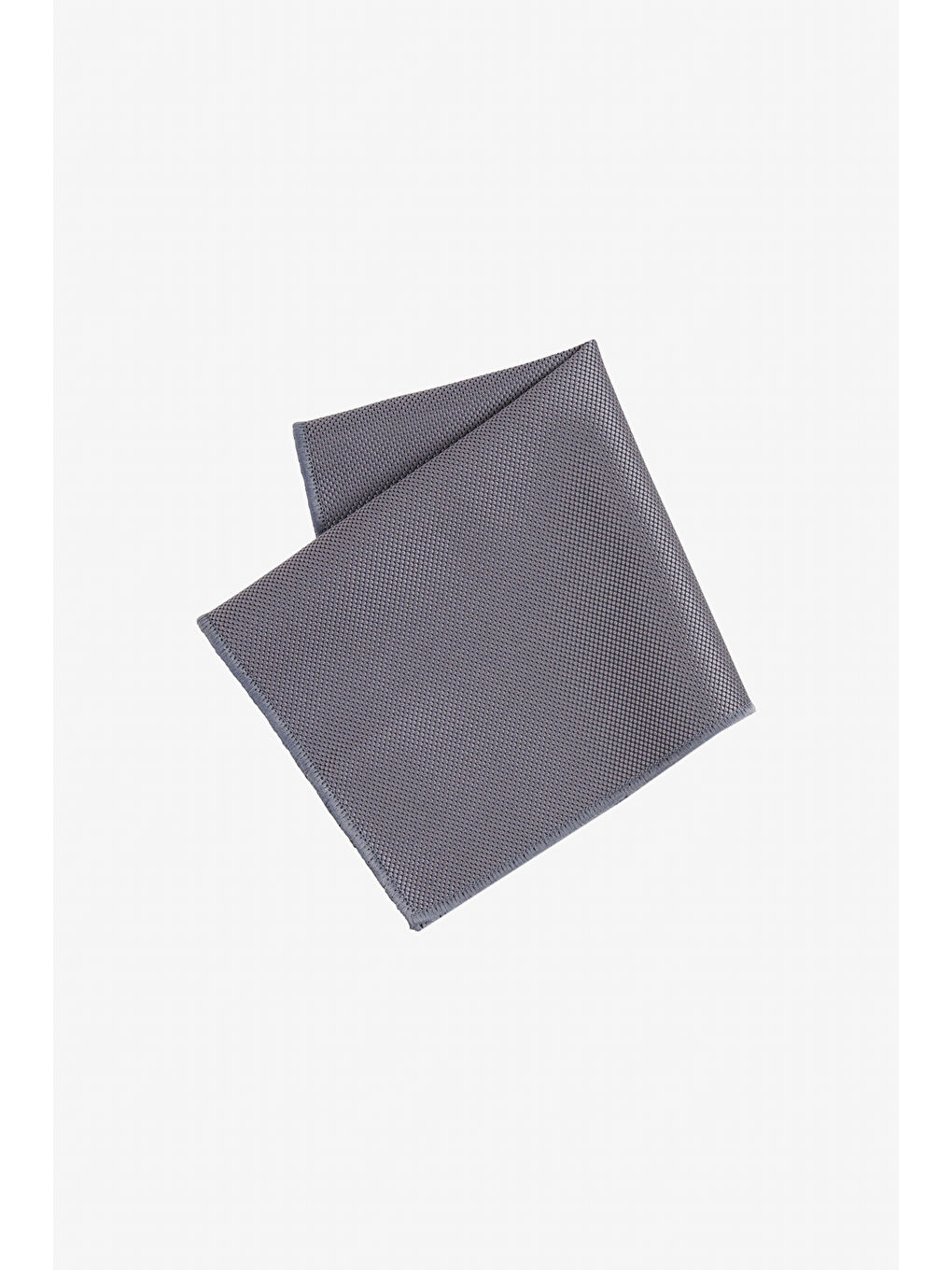 Erkek Antrasit İpek Kumaşlı Kravat-Mendil Set-1