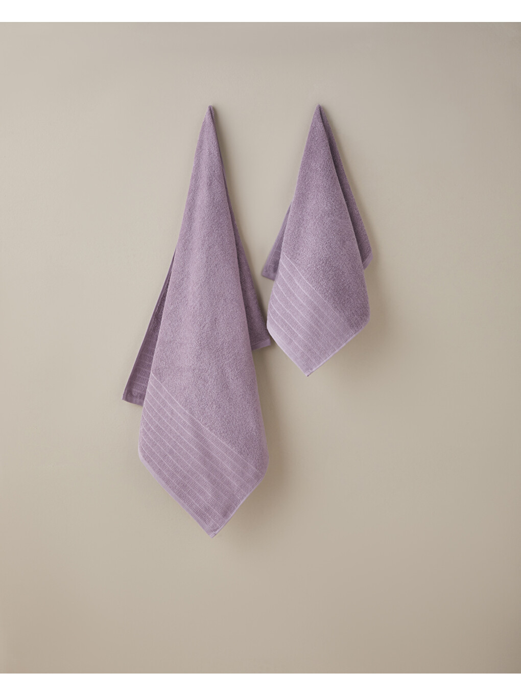 Pure Pamuk Banyo Havlusu 70x140 Cm Mor-2