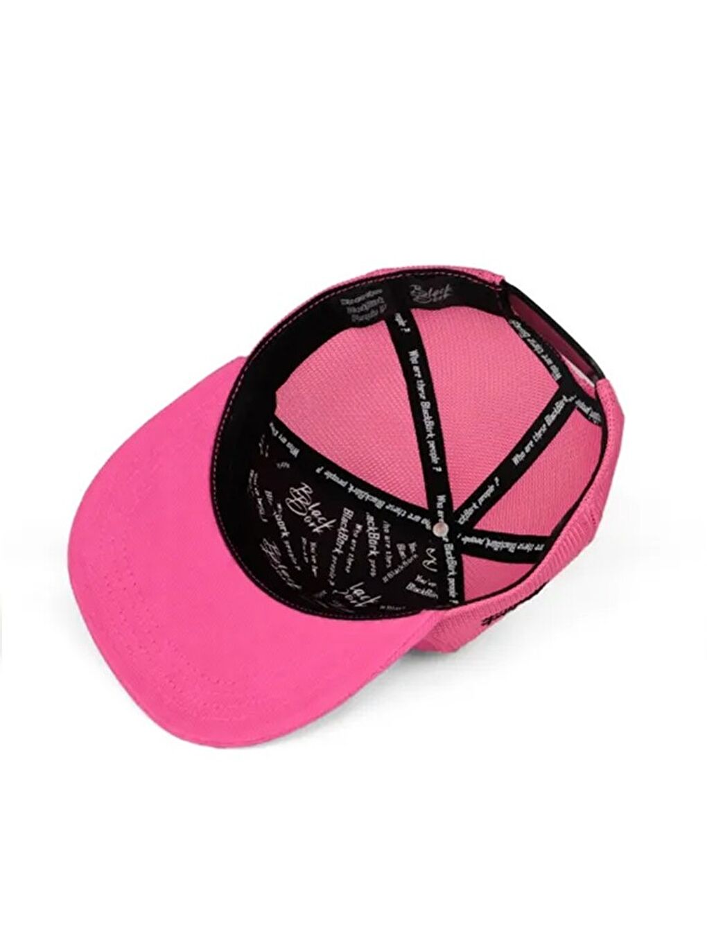 BlackBörk Beyaz V1 Trucker Hip Hop Kids Bukalemun - 1bs Kod Logolu Unisex Pembe Çocuk Şapka (CAP) - 2